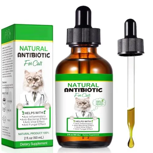 Bieyoc Antibiotici per Gatti, Supporto Sistema Immunitario e Sollievo da Infezioni e Allergie, Gusto Pollo, 60ml - immagine 1