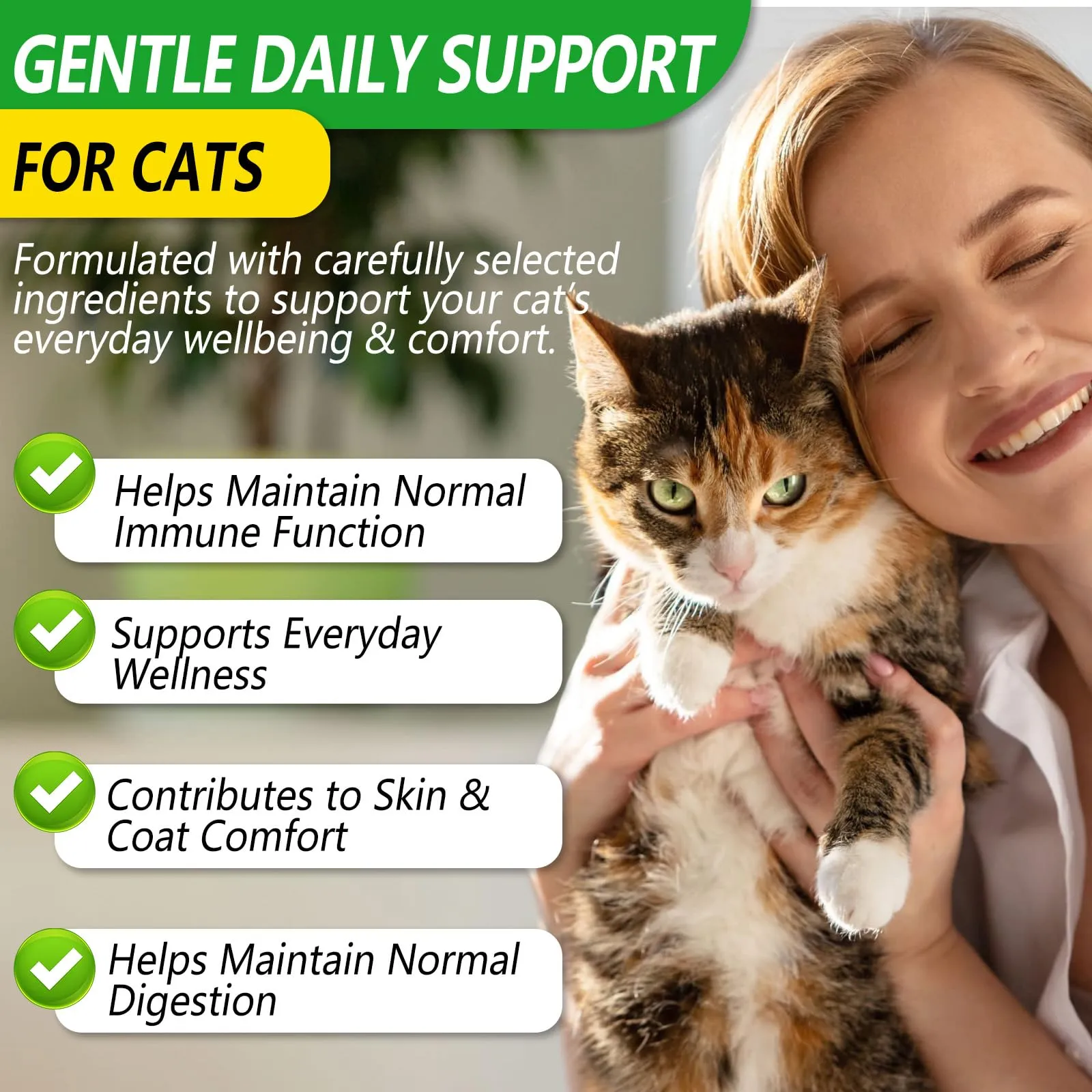 Bieyoc Antibiotici per Gatti, Supporto Sistema Immunitario e Sollievo da Infezioni e Allergie, Gusto Pollo, 60ml - immagine 3