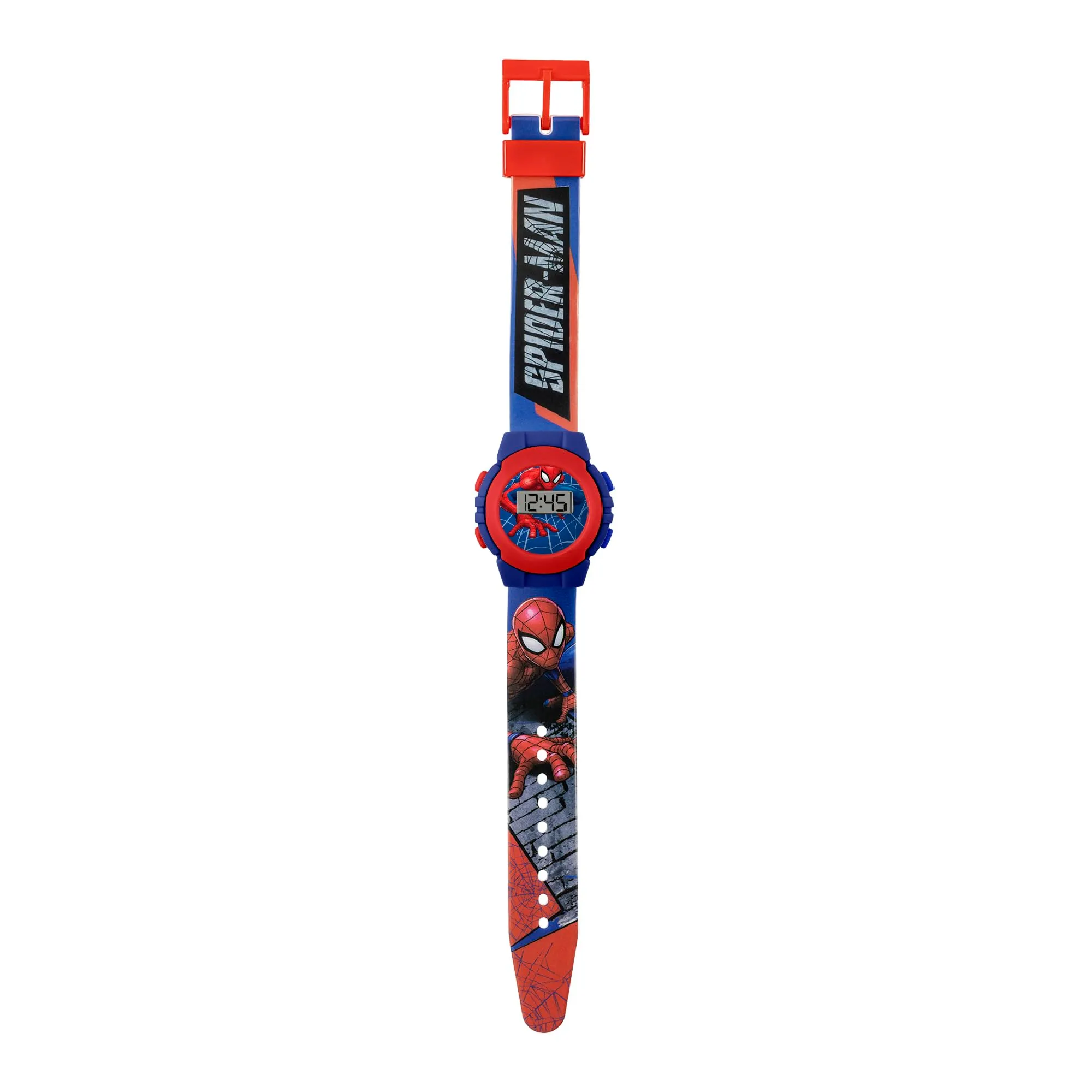 Hasbro Spiderman Orologio Digitale SPD4972, Blu e Rosso - immagine 2