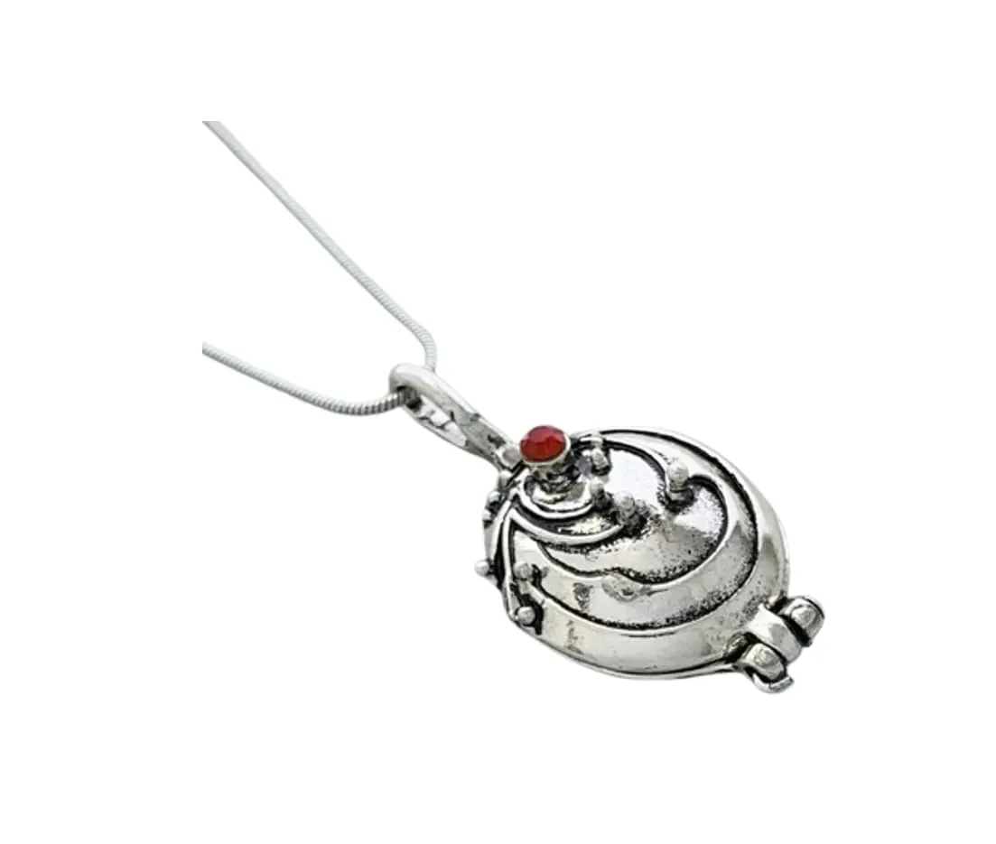 OUTLETISSIMO Collana Elena Amuleto Vampiro con Ciondolo Medaglione Apribile Vintage ET228 - immagine 1