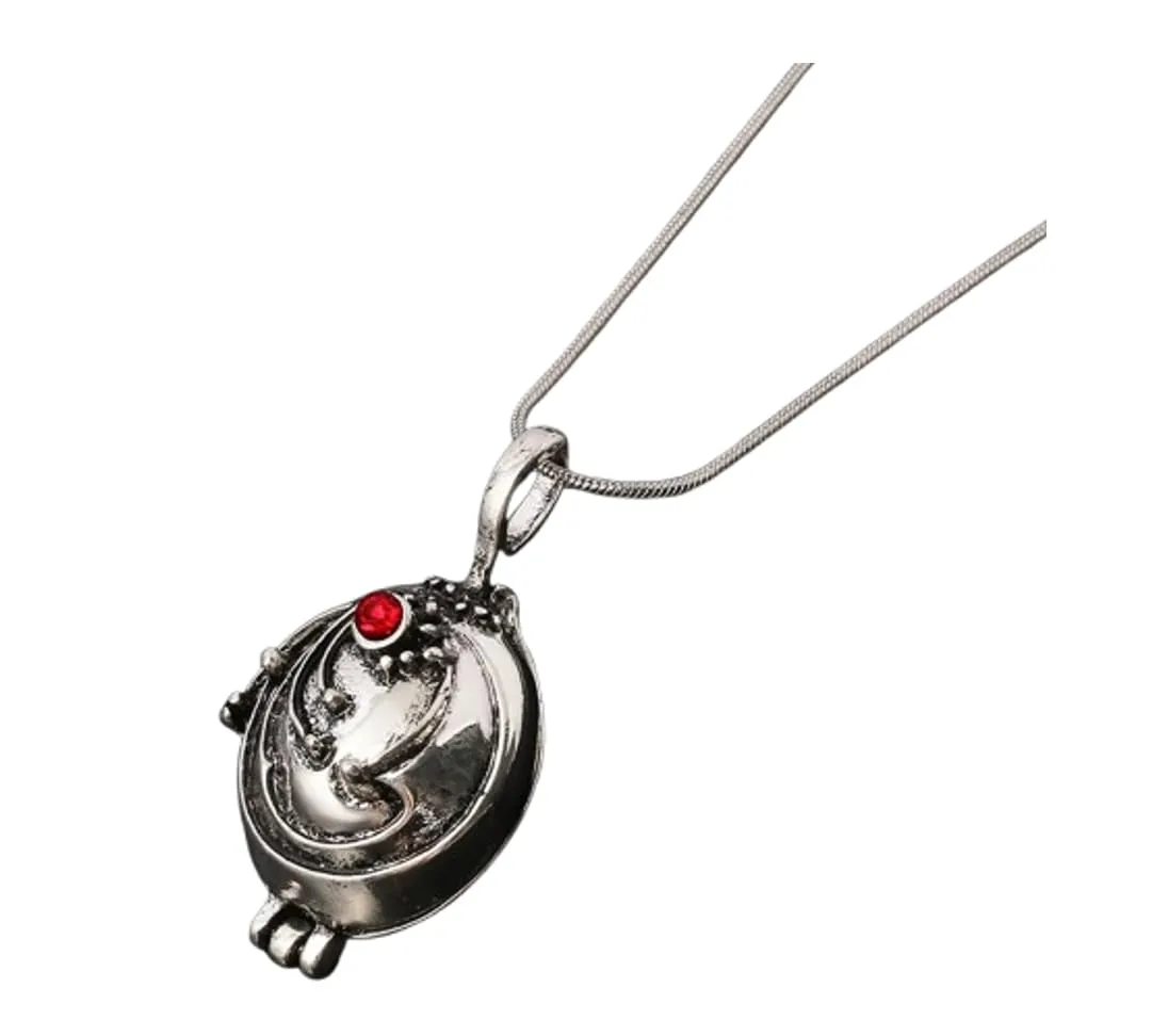 OUTLETISSIMO Collana Elena Amuleto Vampiro con Ciondolo Medaglione Apribile Vintage ET228 - immagine 2