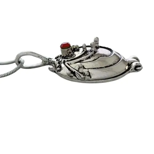 OUTLETISSIMO Collana Elena Amuleto Vampiro con Ciondolo Medaglione Apribile Vintage ET228 - immagine 7