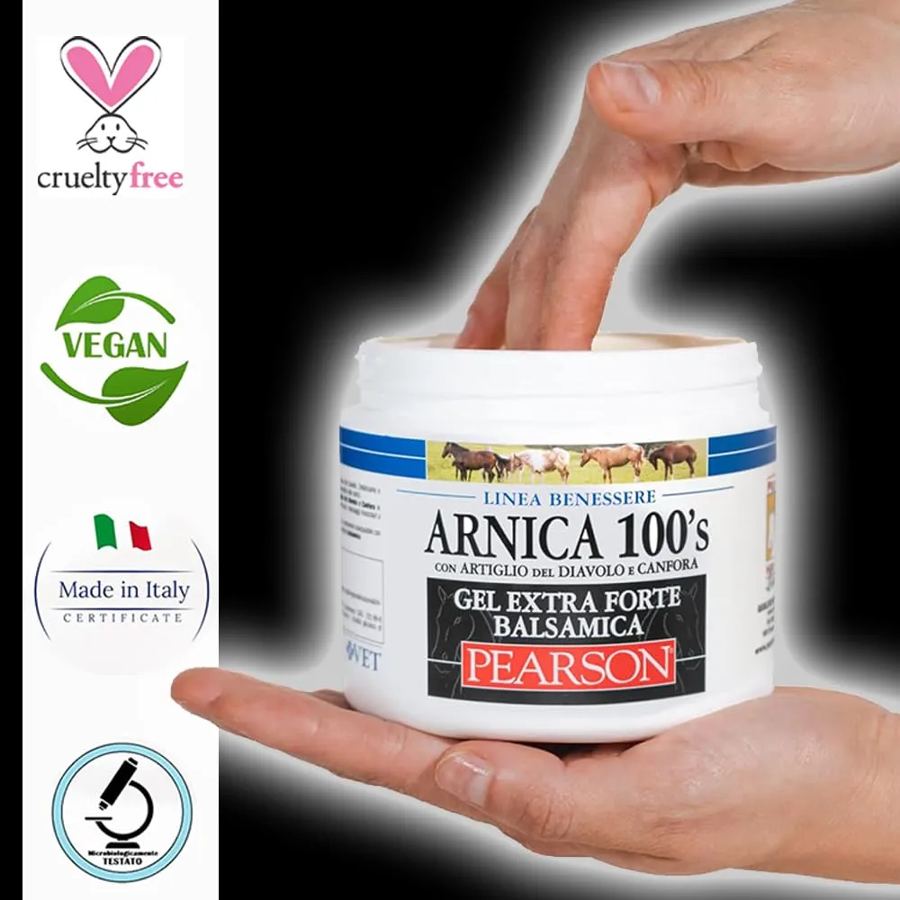 Arnica 100's Gel Extraforte Balsamica Pearson per Cavalli, 500 ml - immagine 6