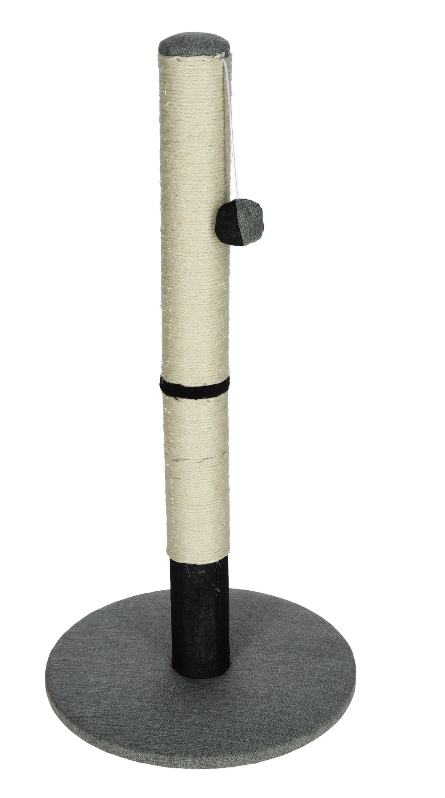 Kerbl Pet Opal Pro Tiragraffi in Sisal Naturale, 40x40x80cm, Grigio/Nero - immagine 2