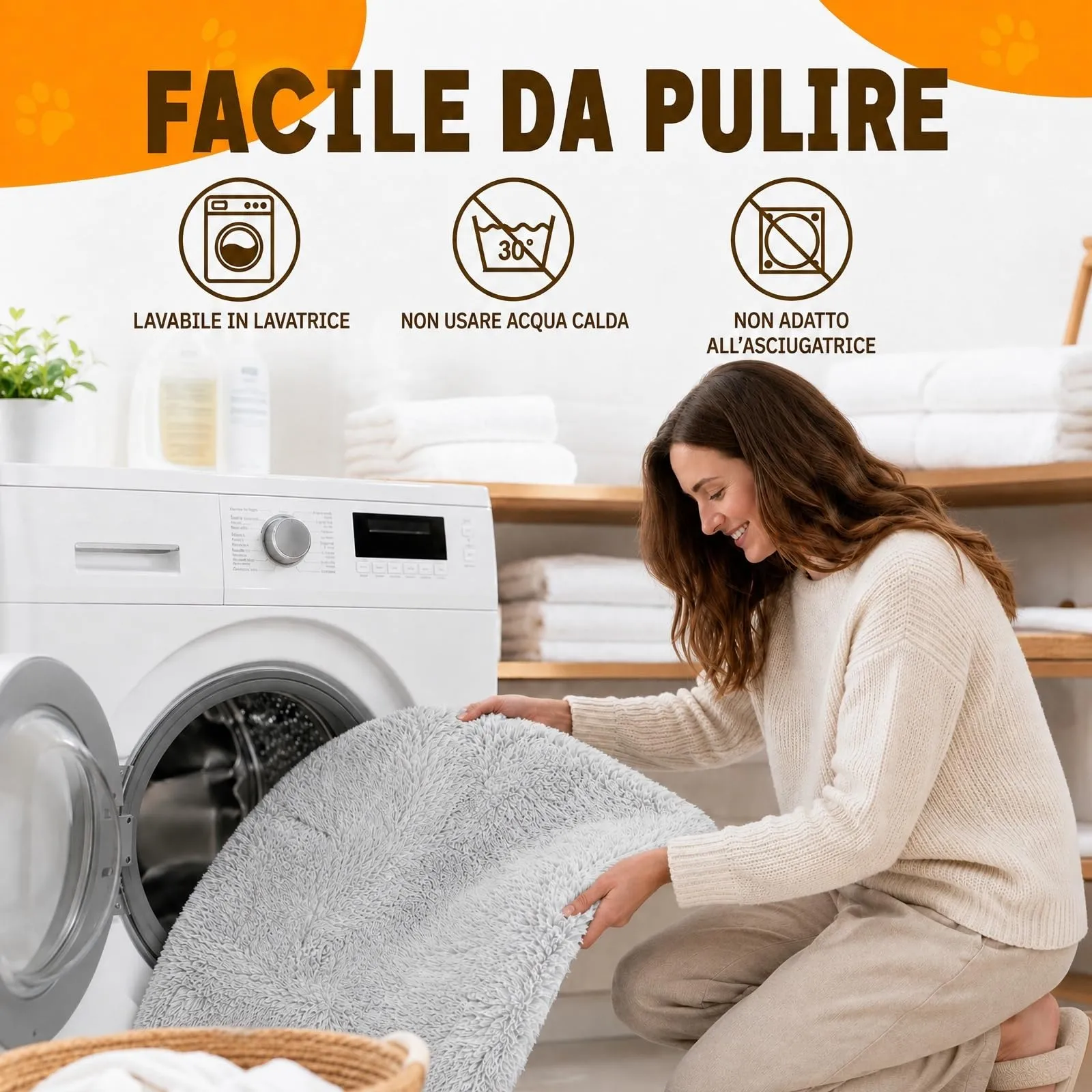 Solinorex Cuccia per Gatti e Cani Piccoli 2 in 1, Cuscino Lavabile, 60 x 50 cm, Grigio, Modello Leggero - immagine 7