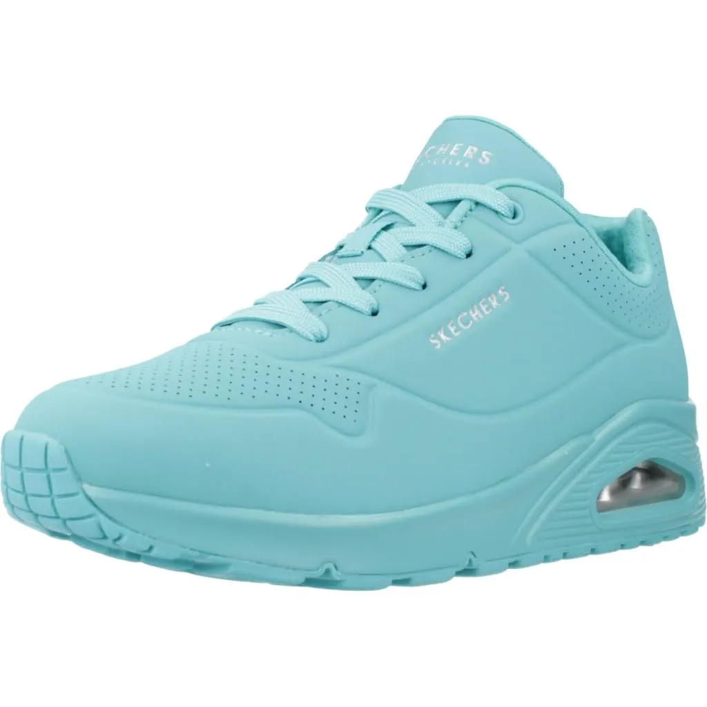 Skechers Uno Stand On Air Scarpe da ginnastica Donna - Turquoise Durabuck Mesh - 35.5 EU - immagine 1