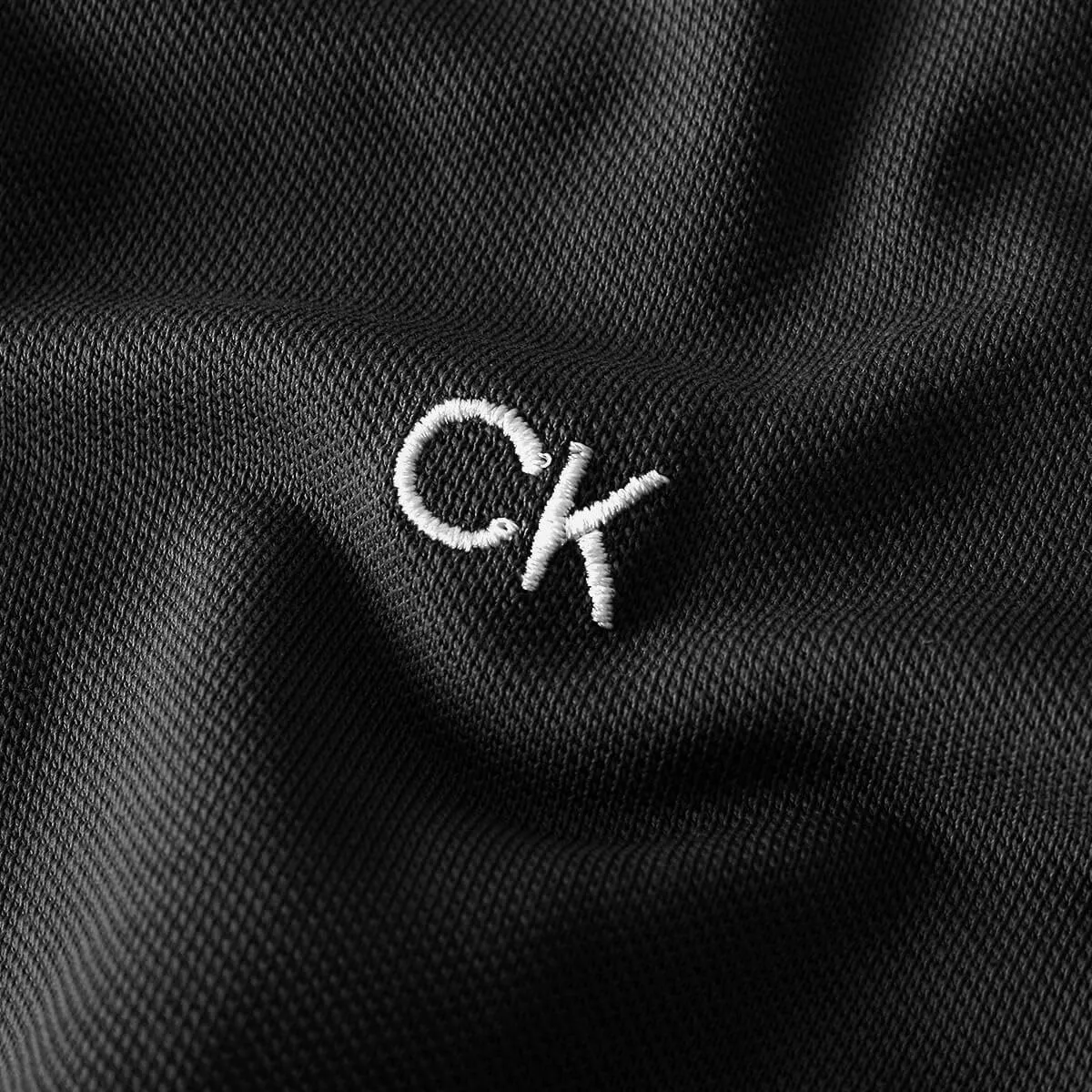 Calvin Klein Polo da Golf Leggera Campus da Uomo - Black Tipped - L - immagine 5