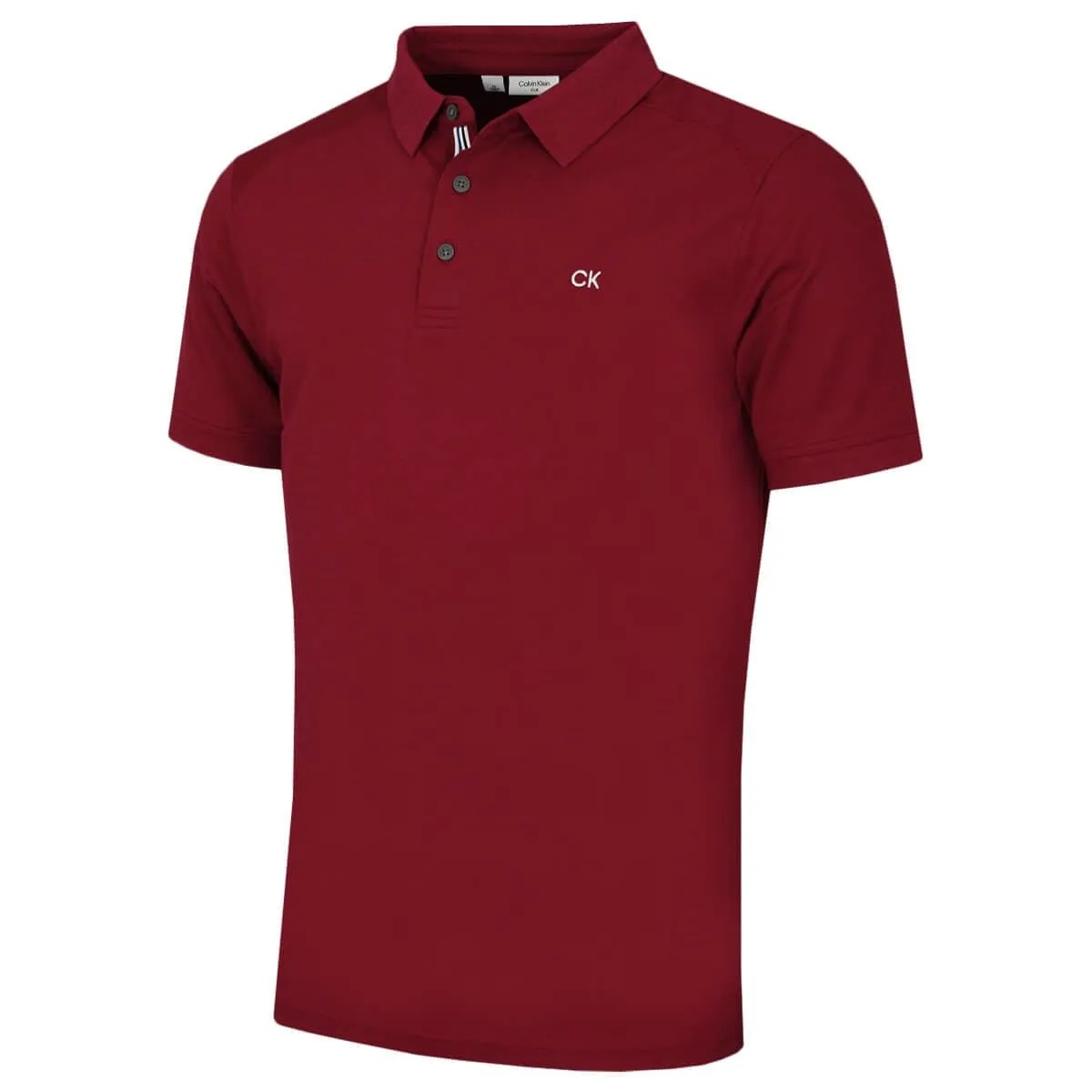 Calvin Klein Polo Golf Uomo Campus - Burgundy Sport - XL - immagine 1