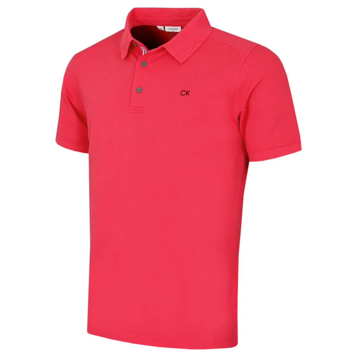 Calvin Klein Polo Golf Uomo Campus Raspberry Sport - L - immagine 1