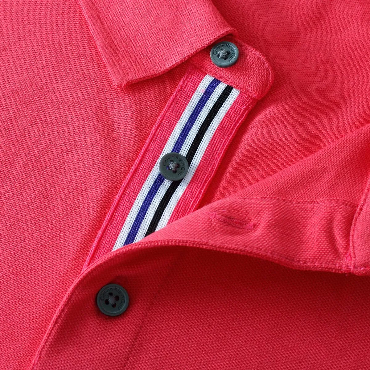 Calvin Klein Campus Men's Golf Polo - Raspberry Sport - 5XL - immagine 6