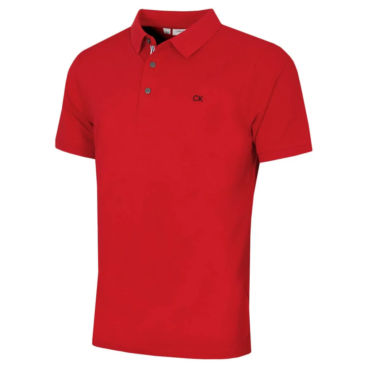 Calvin Klein Campus Polo Golf Uomo - Red Sport - 4XL - immagine 1