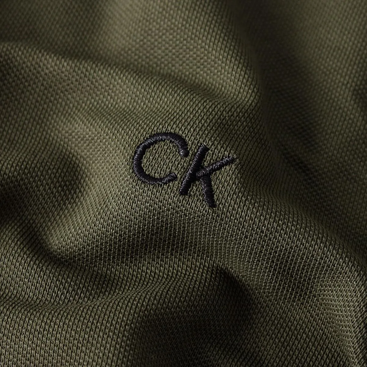Calvin Klein Campus Polo Golf Uomo - Olive Camo - XL - immagine 5