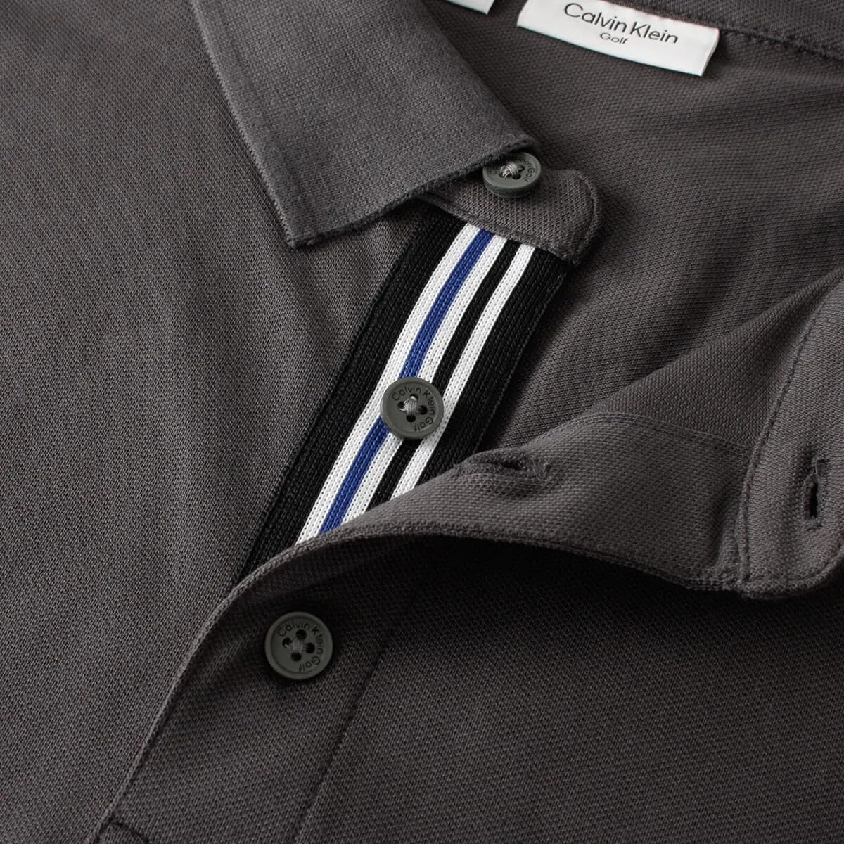 Calvin Klein Polo Golf Uomo Campus Charcoal Sport 4XL - immagine 6