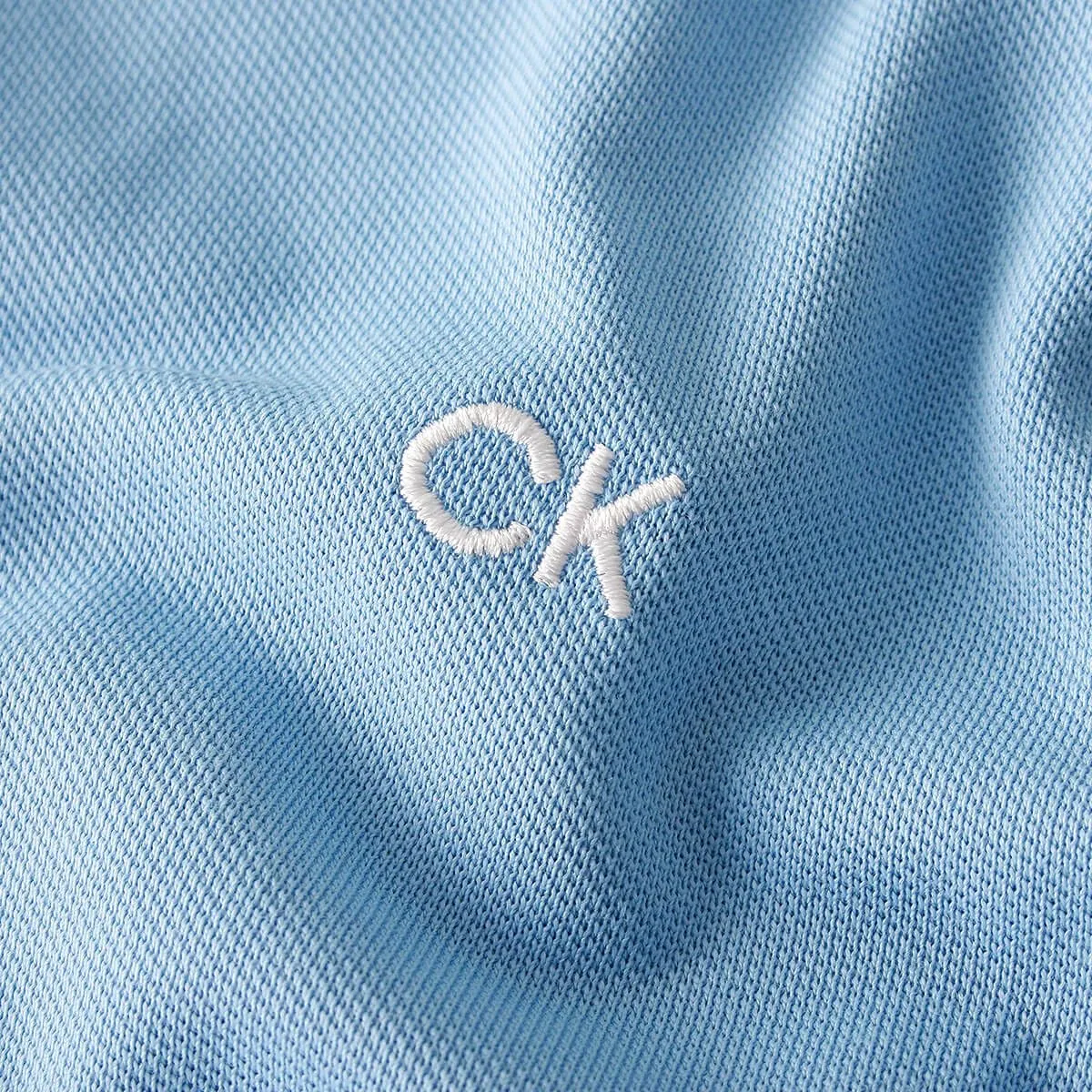 Calvin Klein Golf Leggera Campus Polo Shirt - Sky Tipped - S - immagine 5