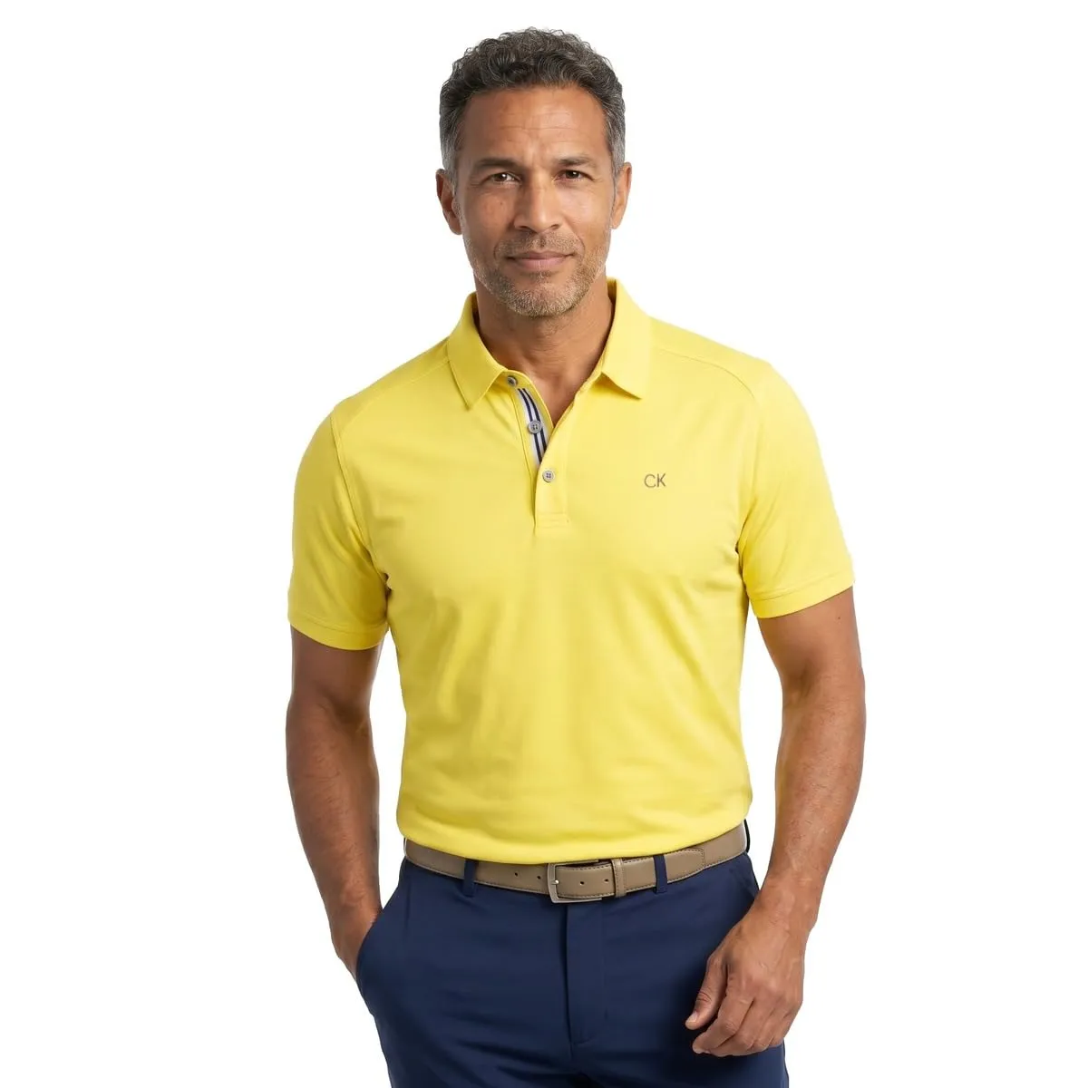 Calvin Klein Polo Golf Uomo Campus Lemon Sport - M - immagine 2