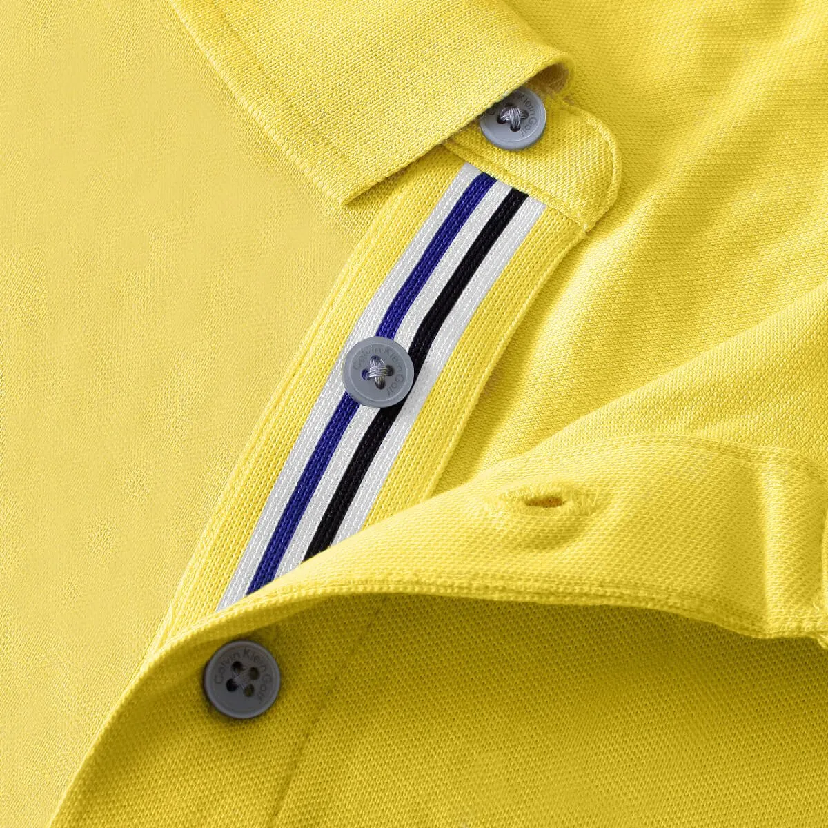 Calvin Klein Polo Golf Uomo Campus Lemon Sport - M - immagine 6