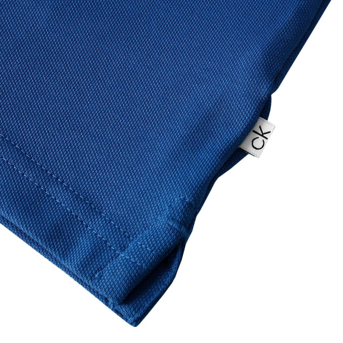 Calvin Klein Campus 3 Button Polo Golf Shirt - Dresden Blue - 5XL - immagine 6