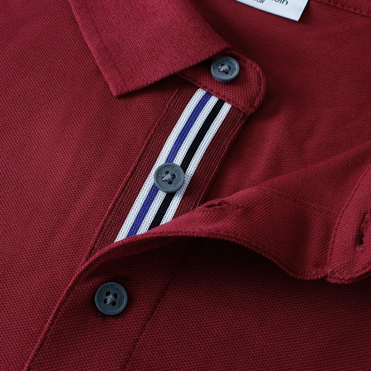 Calvin Klein Polo Golf Campus - Burgundy Sport - S - immagine 6