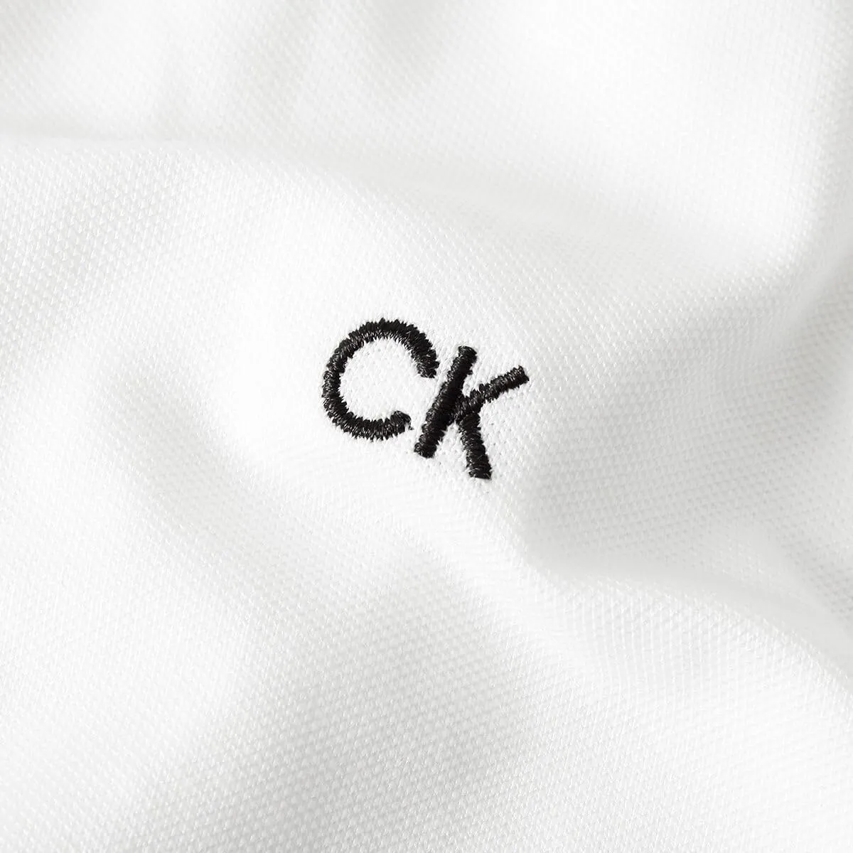Calvin Klein Polo Golf Leggera Campus Uomo - White Tipped - M - immagine 5