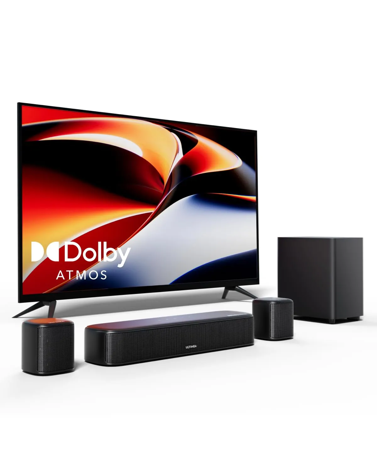 ULTIMEA Aura A50 Pro Soundbar 5.1ch con Dolby Atmos, Subwoofer, 2 Altoparlanti Surround e HDMI eARC - immagine 1