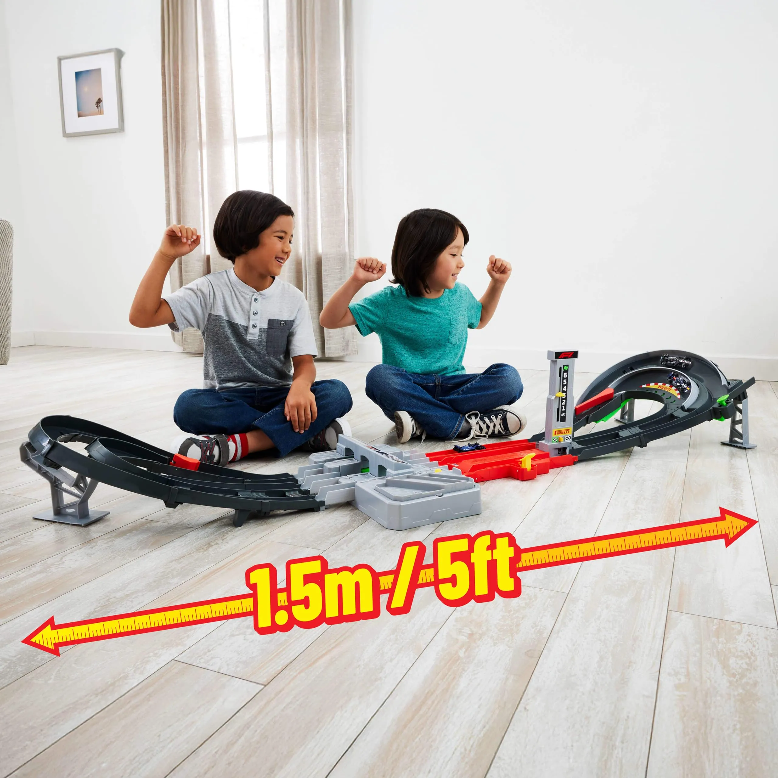 Hot Wheels Circuito Gran Premio Formula 1 e 3 Macchinine - immagine 2