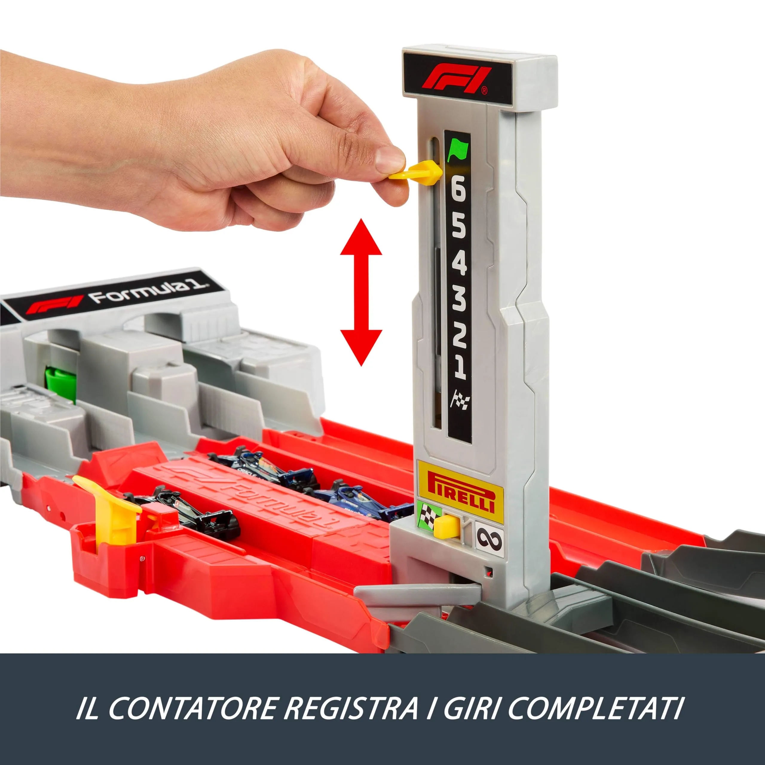 Hot Wheels Circuito Gran Premio Formula 1 e 3 Macchinine - immagine 4