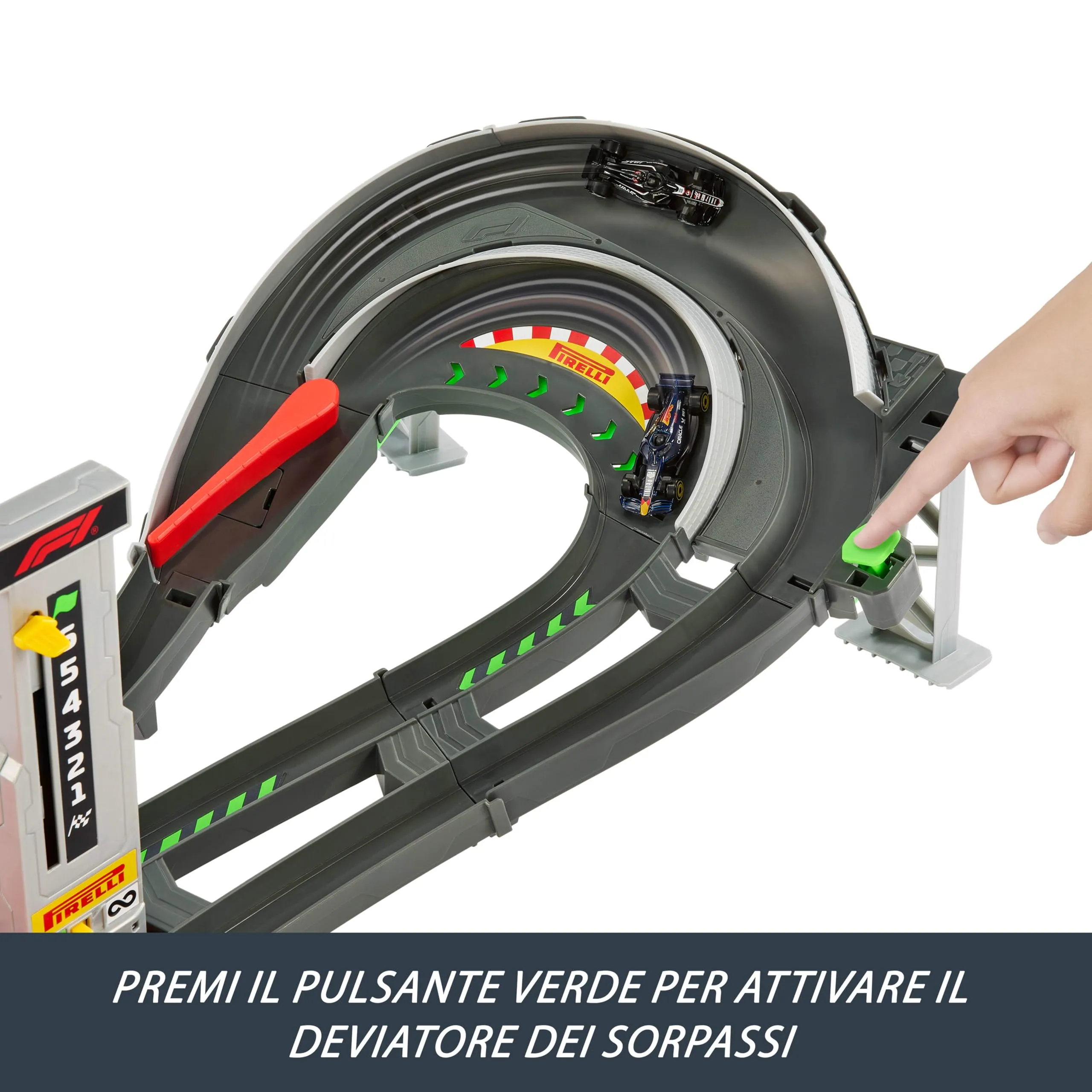 Hot Wheels Circuito Gran Premio Formula 1 e 3 Macchinine - immagine 6