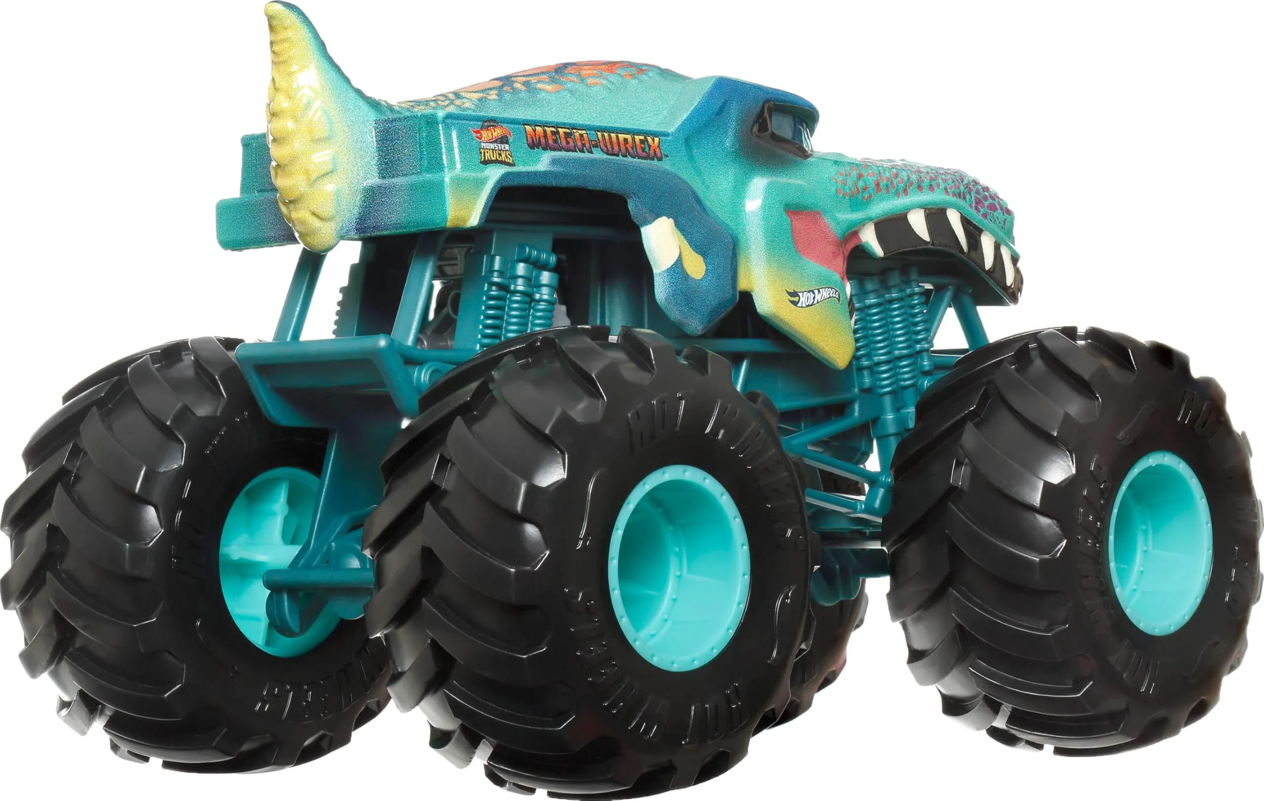 Hot Wheels Monster Trucks Oversized Mega-Wrex 1:24 Scale Vehicle - immagine 2