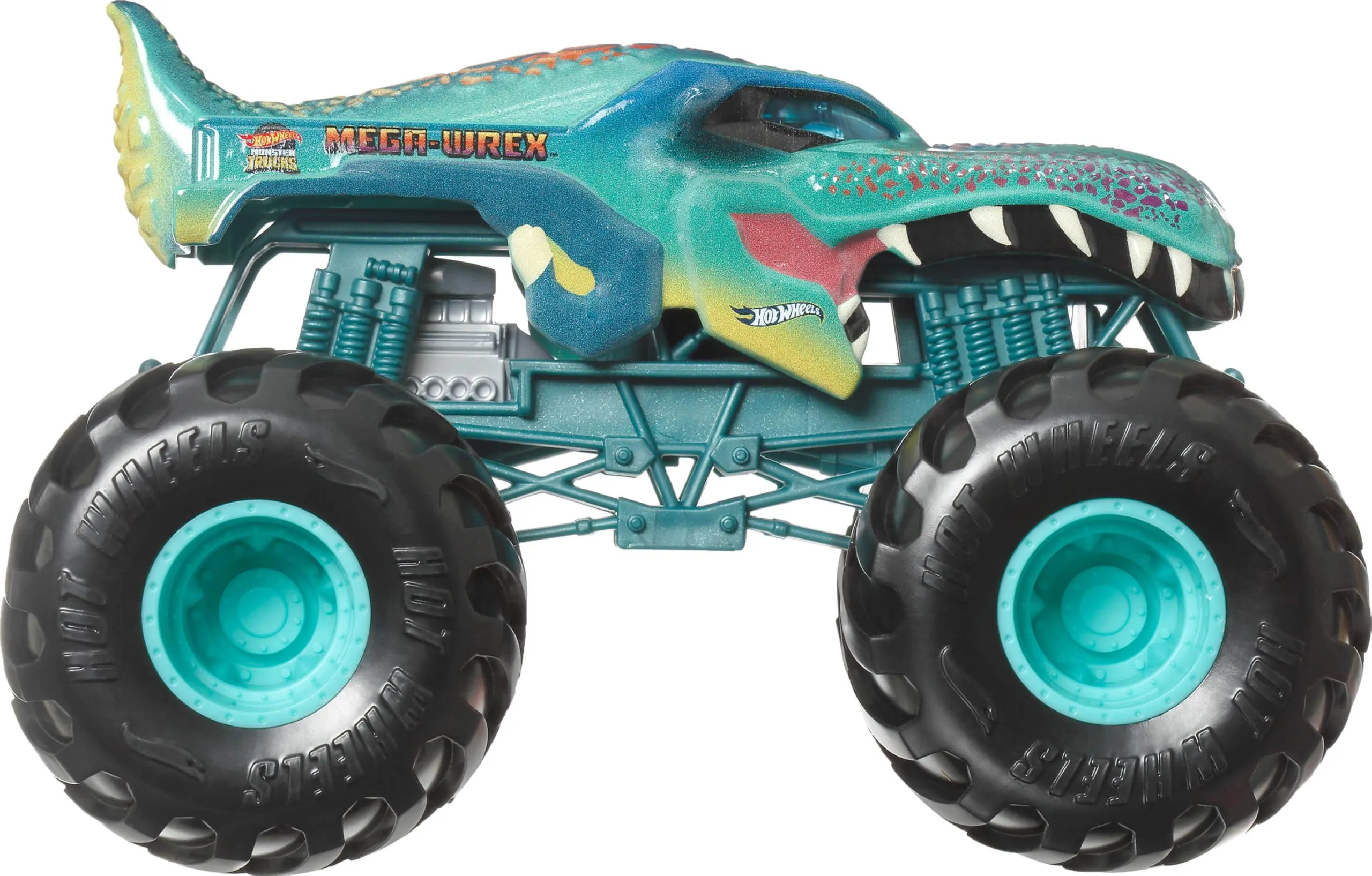 Hot Wheels Monster Trucks Oversized Mega-Wrex 1:24 Scale Vehicle - immagine 4