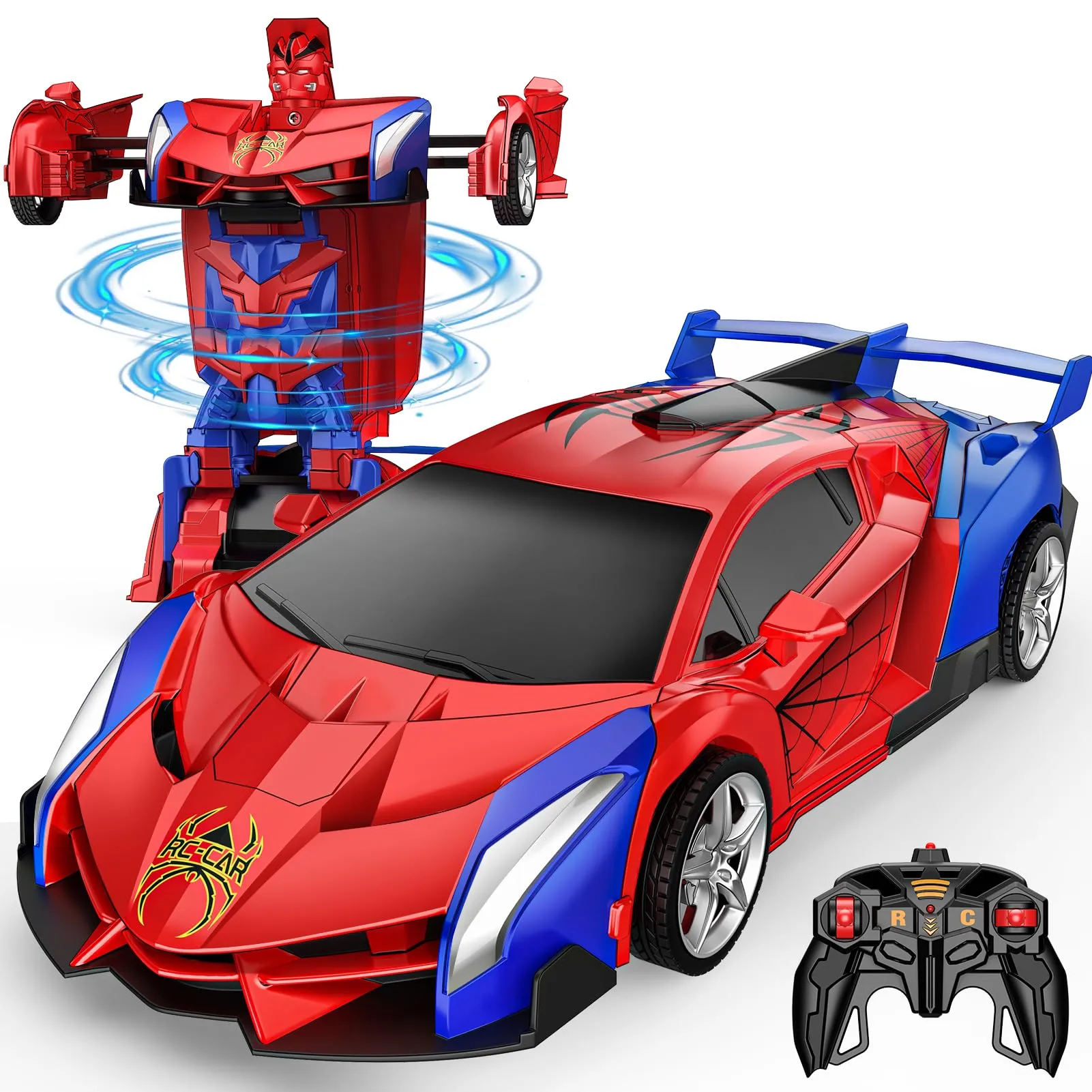 Braxel Macchina Telecomandata Trasformabile 2-in-1 Auto e Robot per Bambini - immagine 1