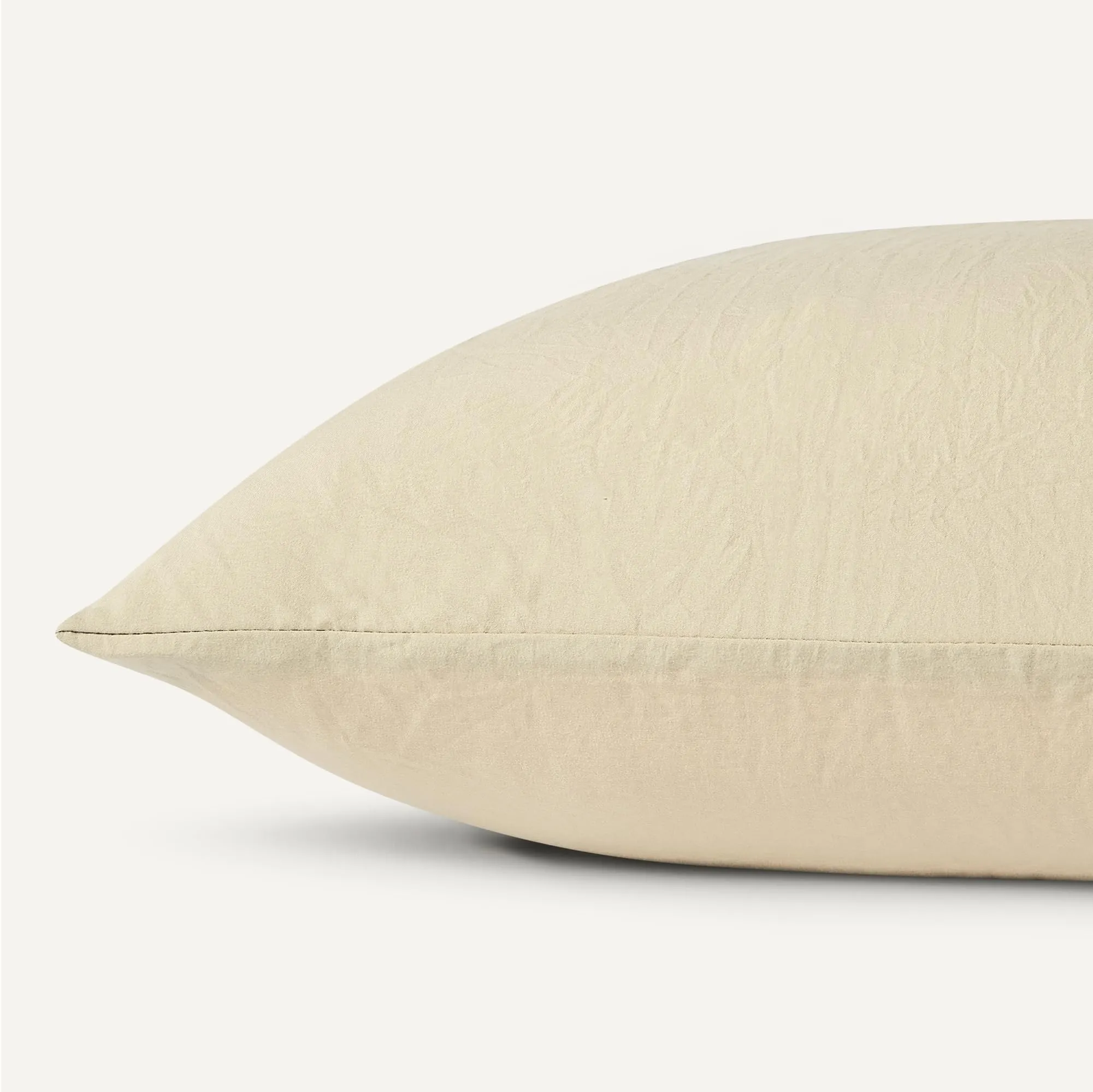 Amazon Basics Set Copripiumino in Microfibra Prelavata, 200x200 cm e 2 Federe 80x80 cm, Beige - immagine 5