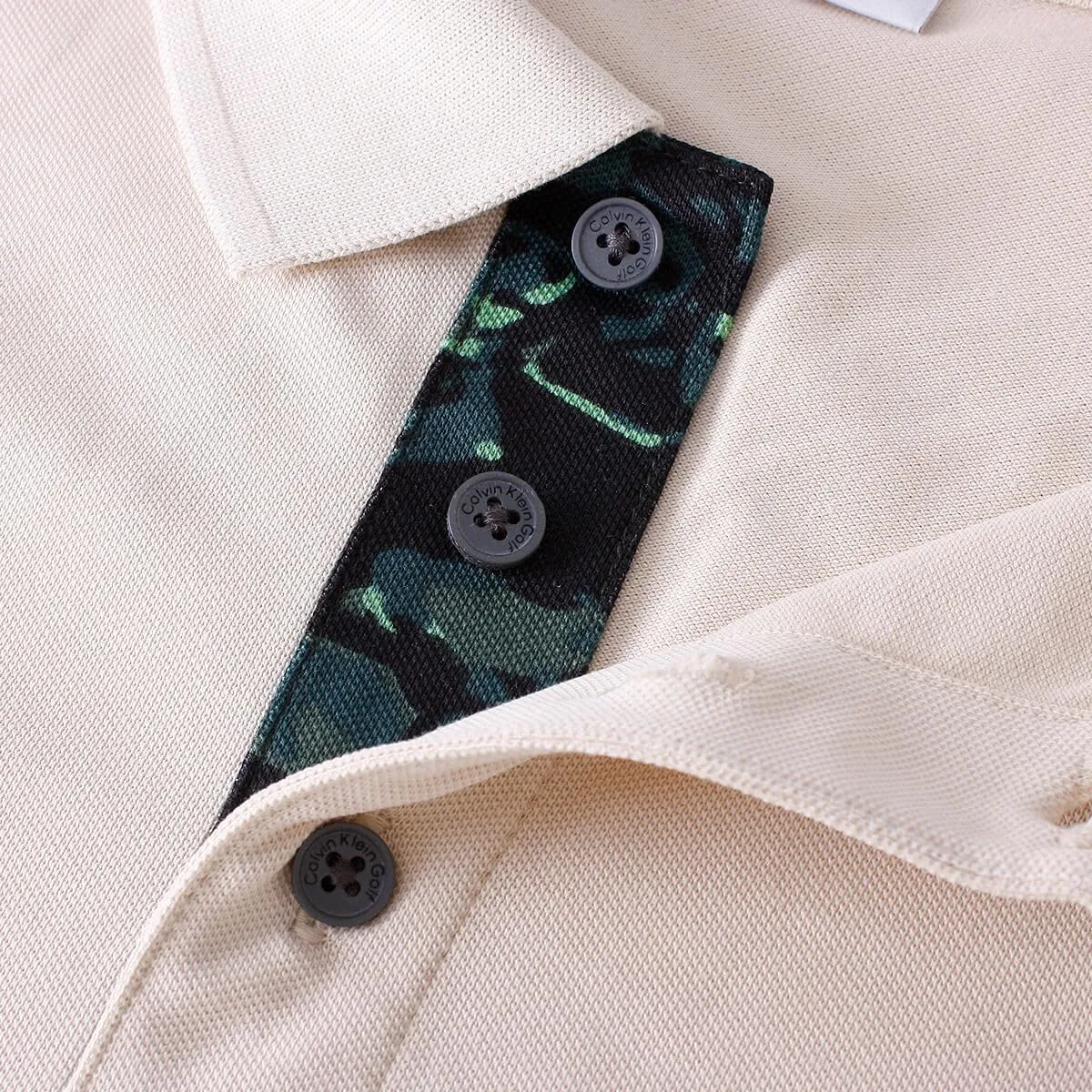 Calvin Klein Polo Golf Uomo Campus Stone Camo - 3XL - immagine 6