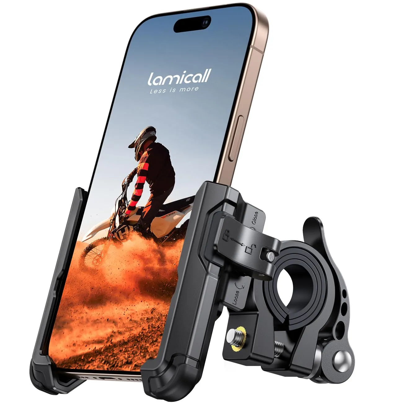 Lamicall Supporto Telefono Bicicletta 360° Rotazione - immagine 1