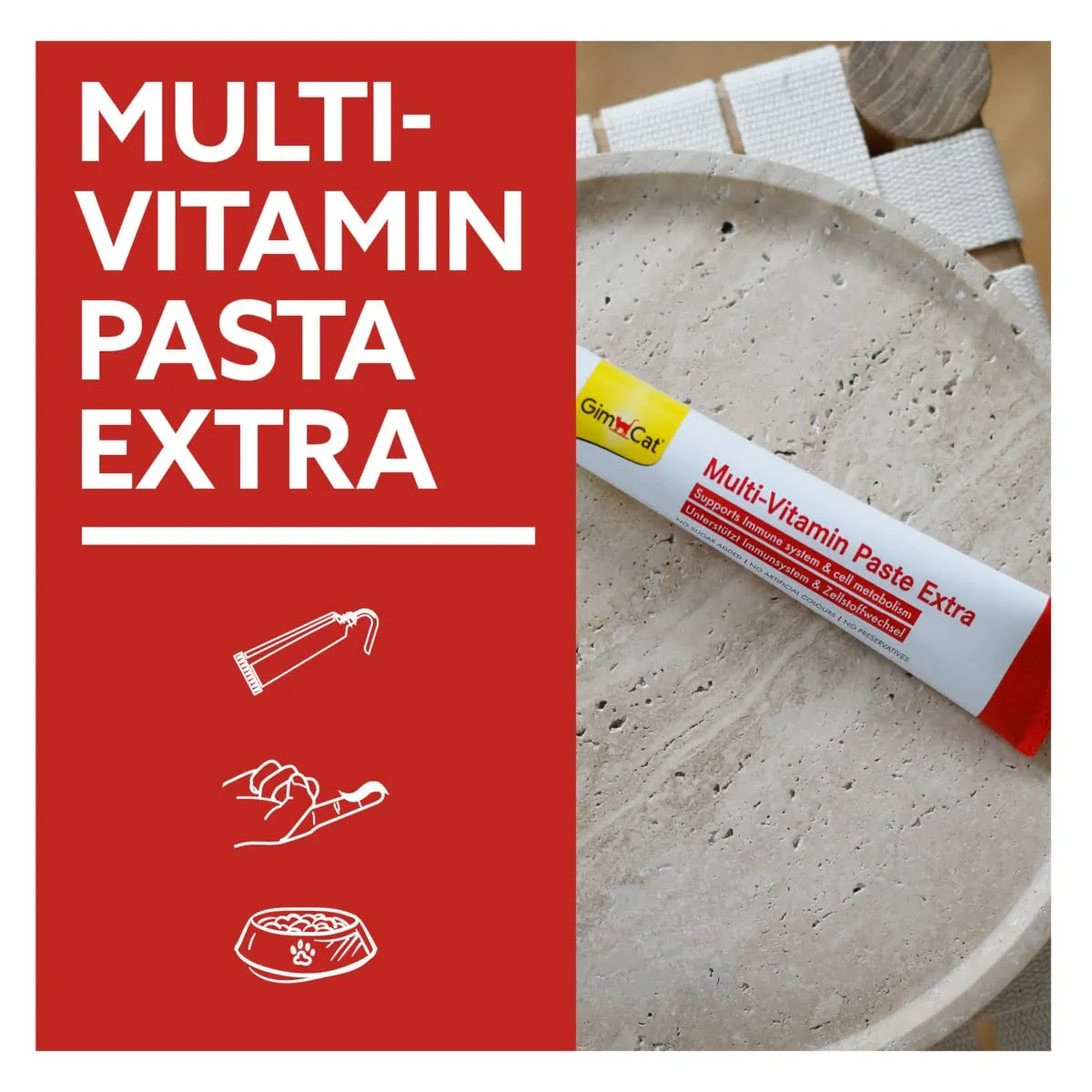 GimCat Multi-Vitamin Pasta Extra Snack per Gatti con Beta-Glucano e Omega 3/6, 200 g - immagine 5