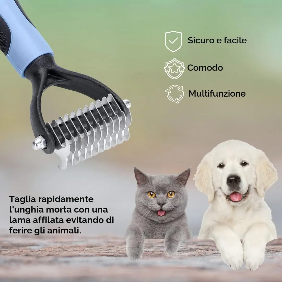 MYDAISY Spazzola per cani e gatti per capelli medi e lunghi - immagine 5