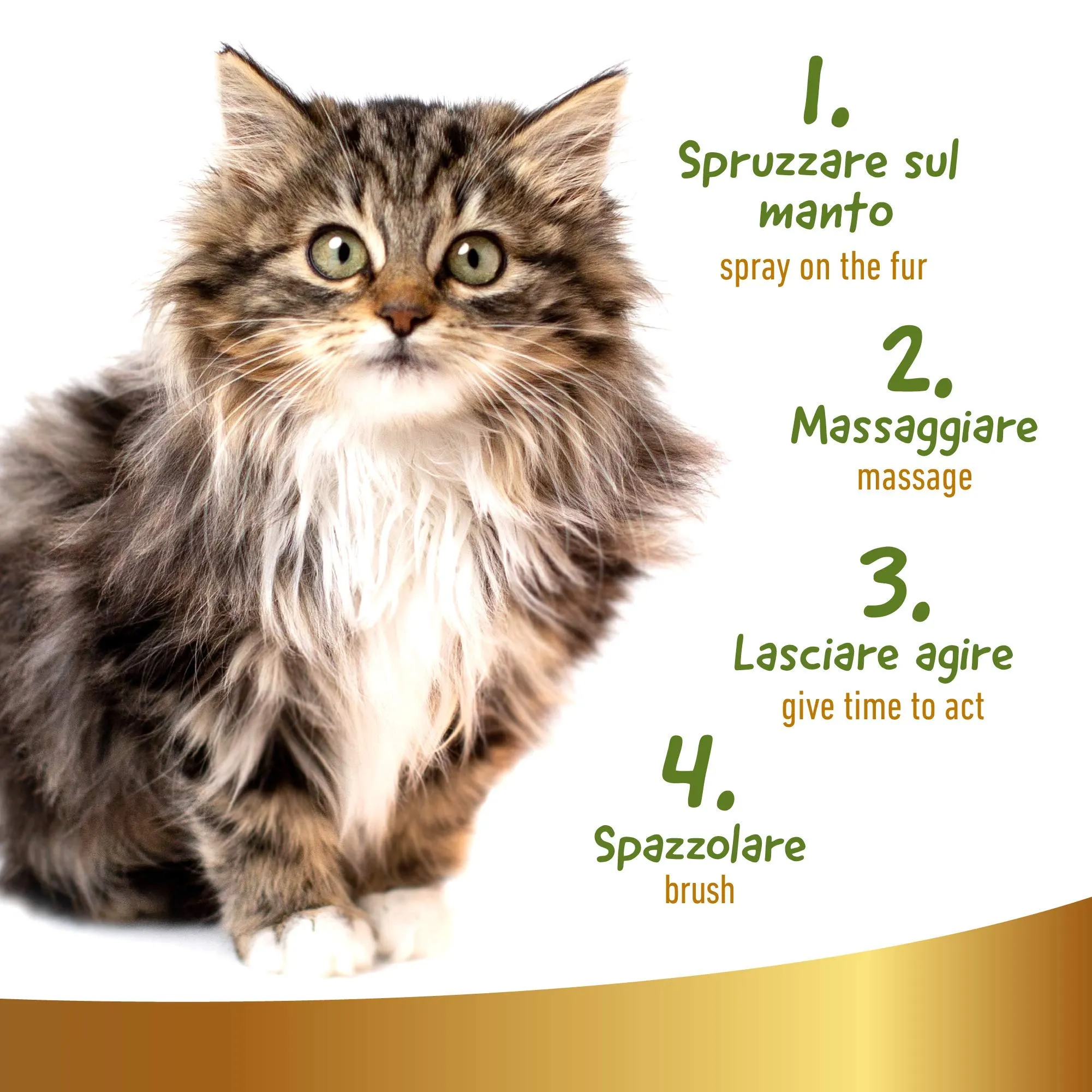 101 love for pet Snodapelo Spray Sciogli Nodi e Districante per Gatti, 500ml - immagine 4