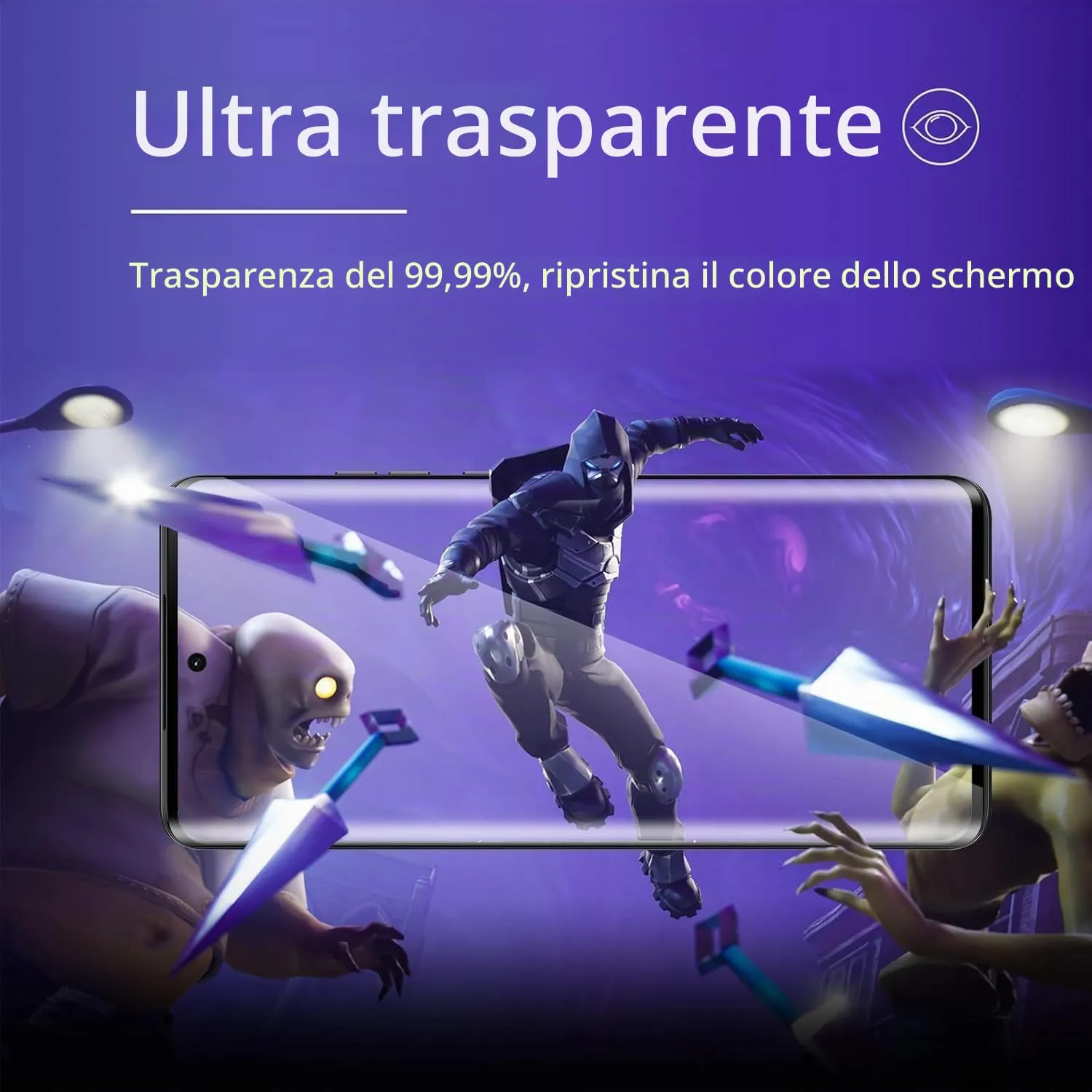 ELYCO Vetro Temperato per Motorola Moto Edge 40 Neo, 2+2 Pezzi - immagine 6