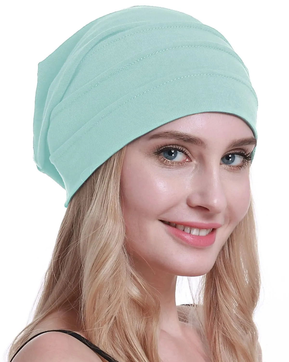 osvyo Copricapo in cotone per chemioterapia e perdita di capelli, Taglia unica - immagine 5