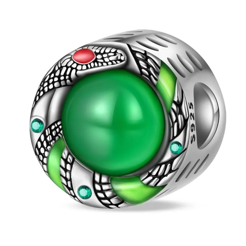 Pandach Bead Charm in Argento Sterling 925 con Cubic Zirconia, compatibile con Braccialetti e Collane Pandora e europei - immagine 1