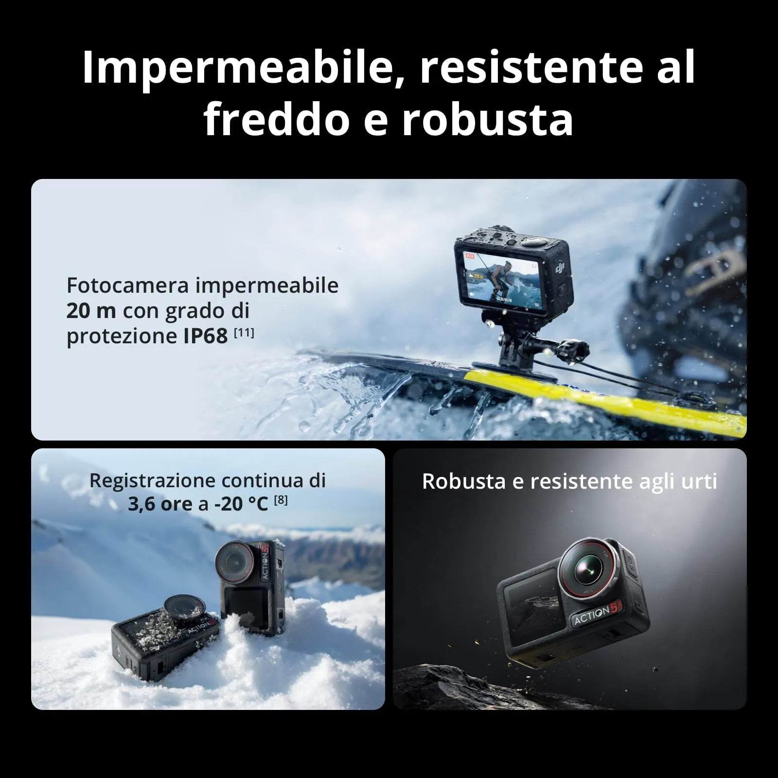 DJI Osmo Action 5 Pro Combo Essential 4K Action Camera - immagine 3