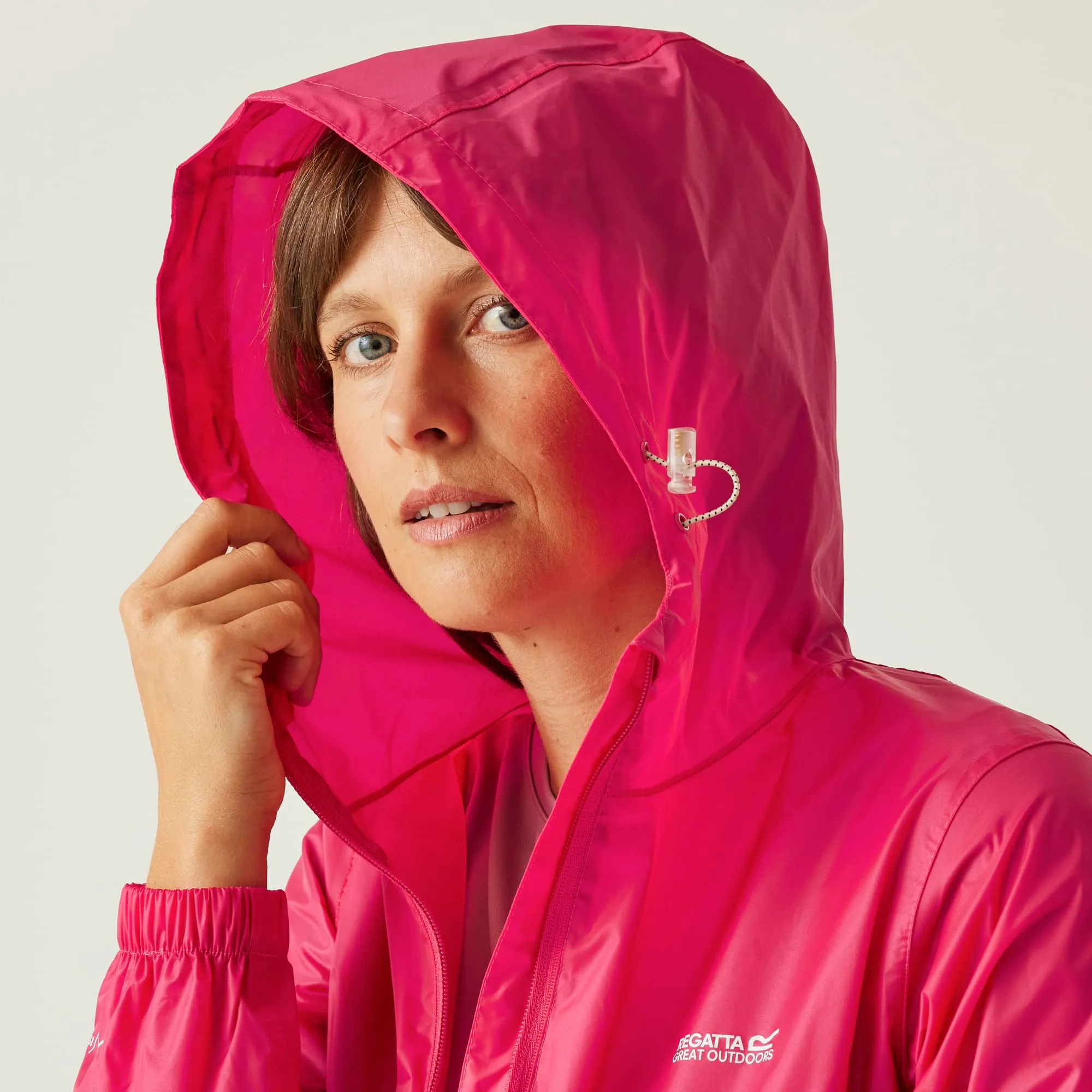 Regatta Donna Pack It Giacca Outdoor Active Impermeabile Shell RWW305 - immagine 2