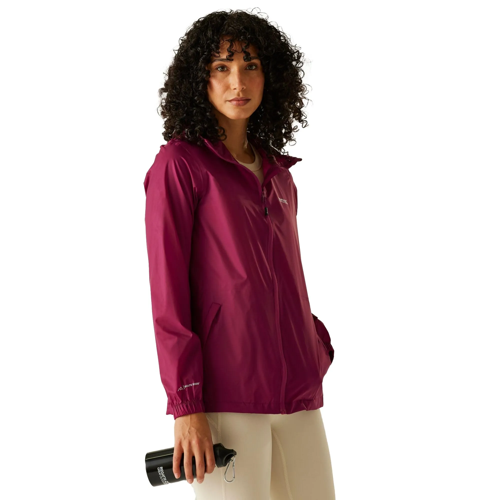 Regatta Donna Pack It Giacca Outdoor Active Impermeabile Shell RWW305 - immagine 2