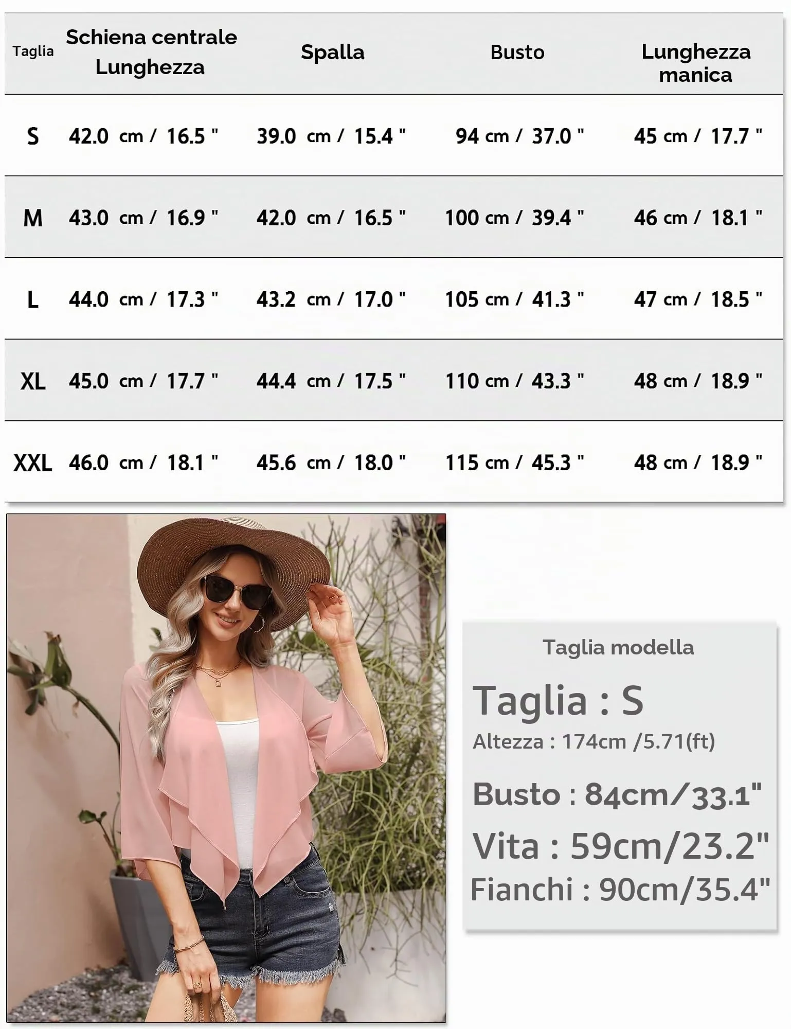 Aottori Coprispalle Donna in Chiffon, XXL - immagine 6