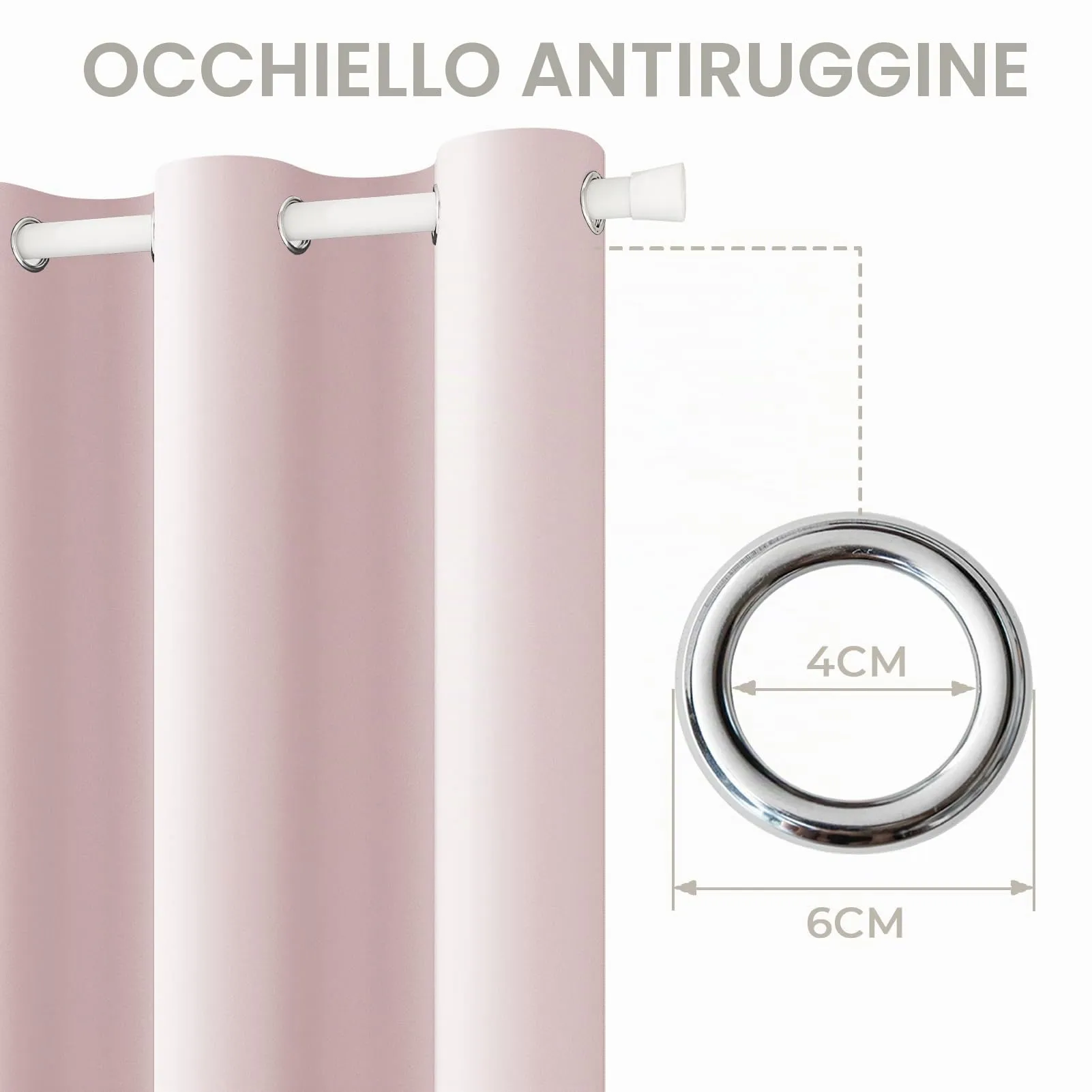 JCyh Tenda Porta Termica con Bastone e Chiusura Magnetica, 132x195cm, Rosa Chiaro - immagine 8