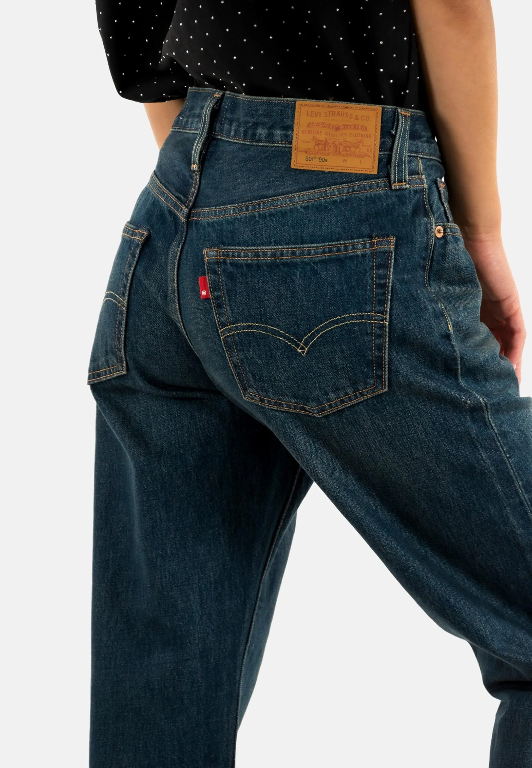 Levi's 501 90s Jeans Educate in Arts Selv 27W x 32L - immagine 3