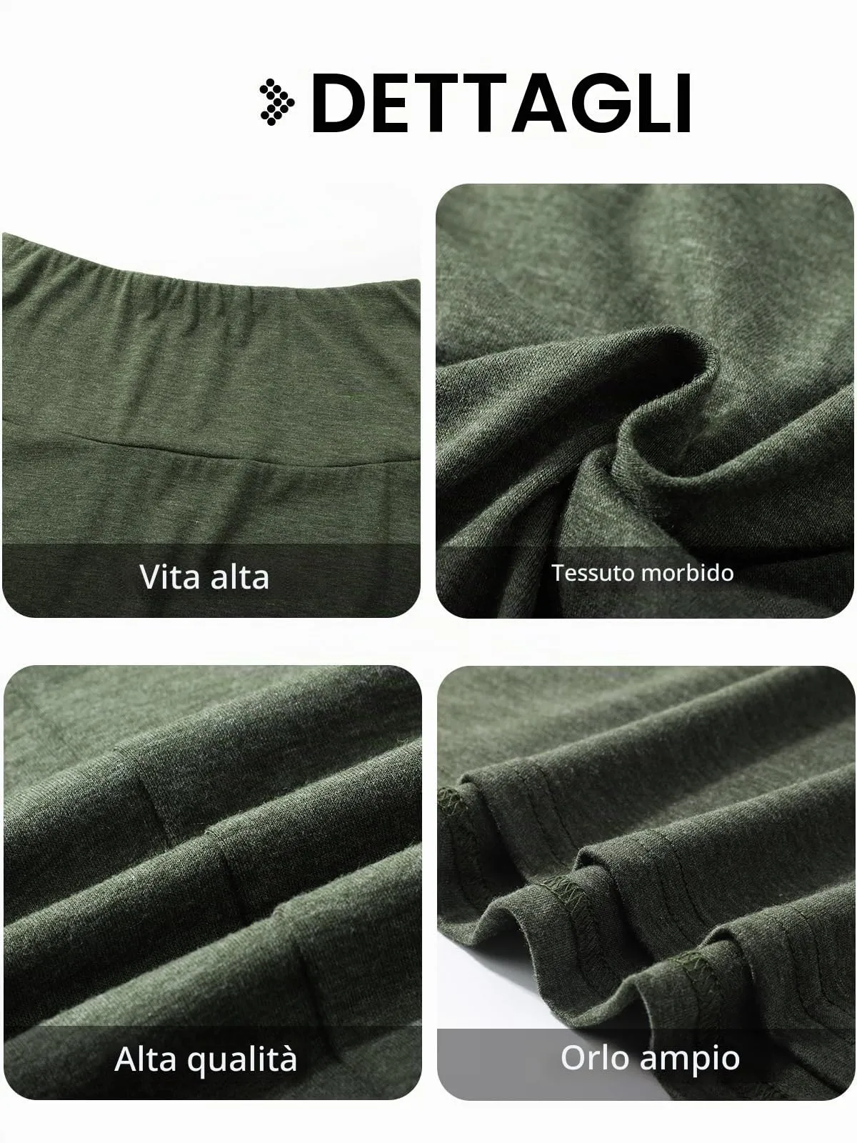 Adigaber Gonna Lunga da Donna Elasticizzata Vita Alta Maxi Yoga - immagine 6