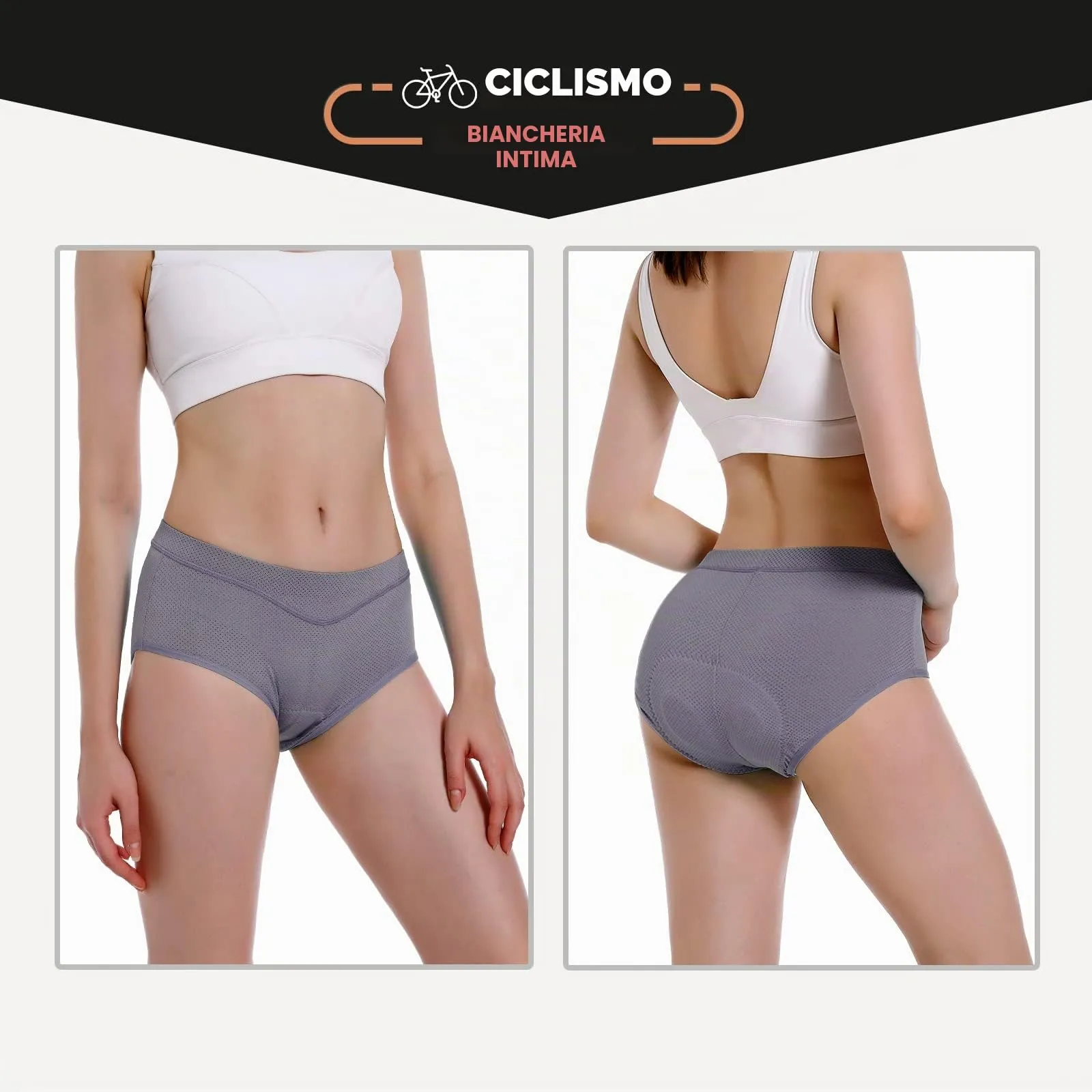 MEETWEE Pantaloncini da Ciclismo da Donna con Imbottitura 4D Gel Traspiranti - immagine 5