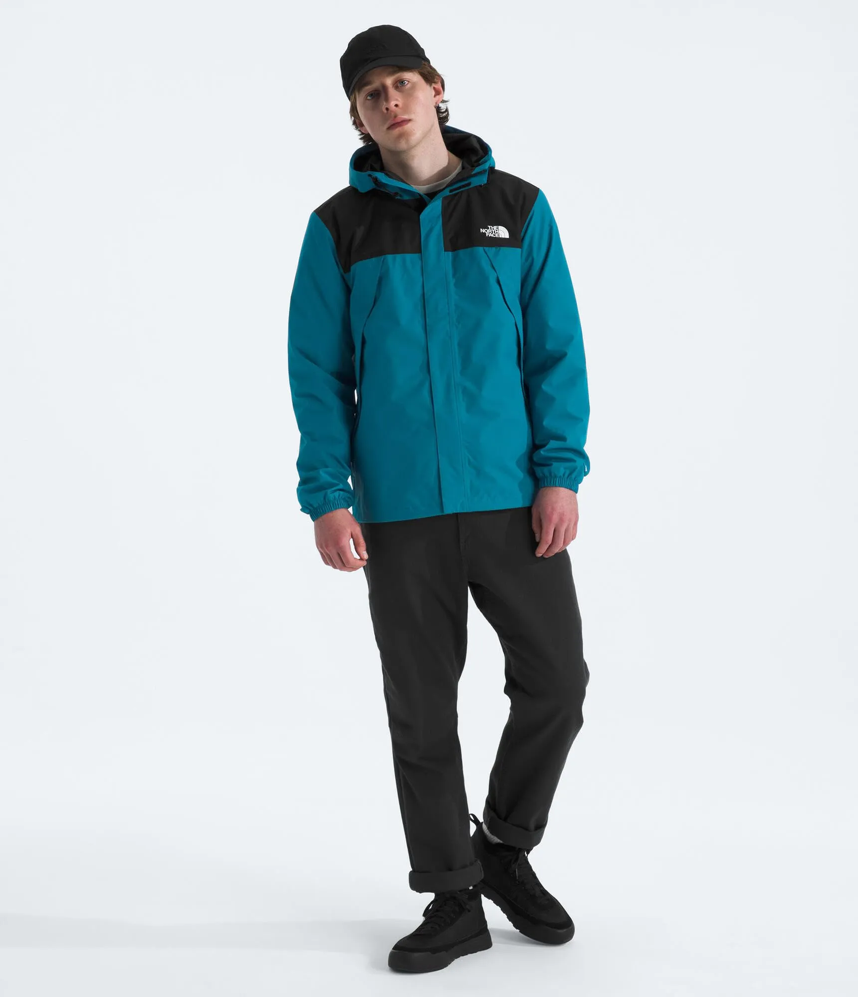 The North Face Antora Giacca da uomo - Dusk Blue/Tnf Black - S - immagine 4