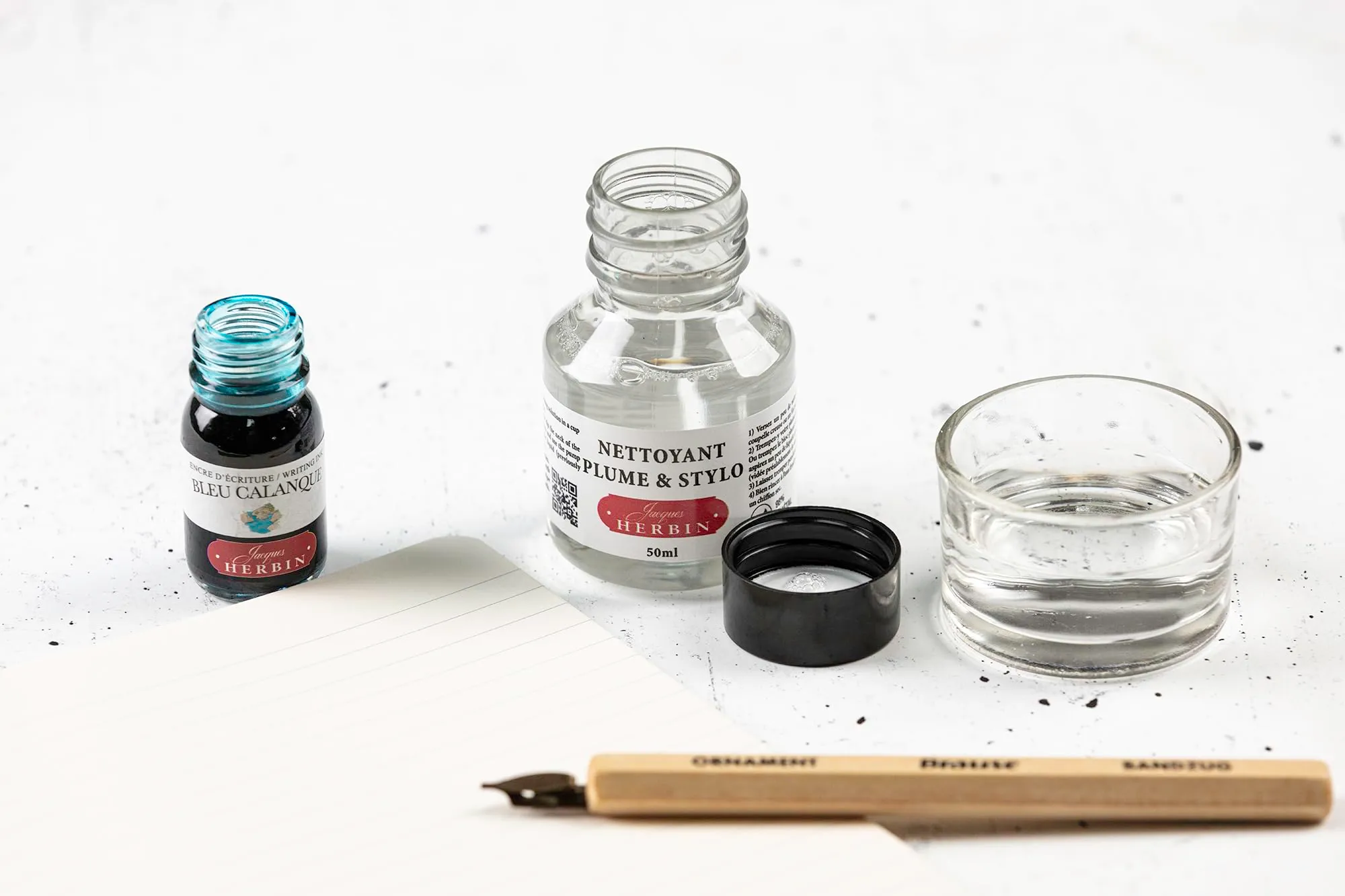 Jacques Herbin 12300T Detergente per pennini, stilografiche e roller, 50 ml - immagine 6