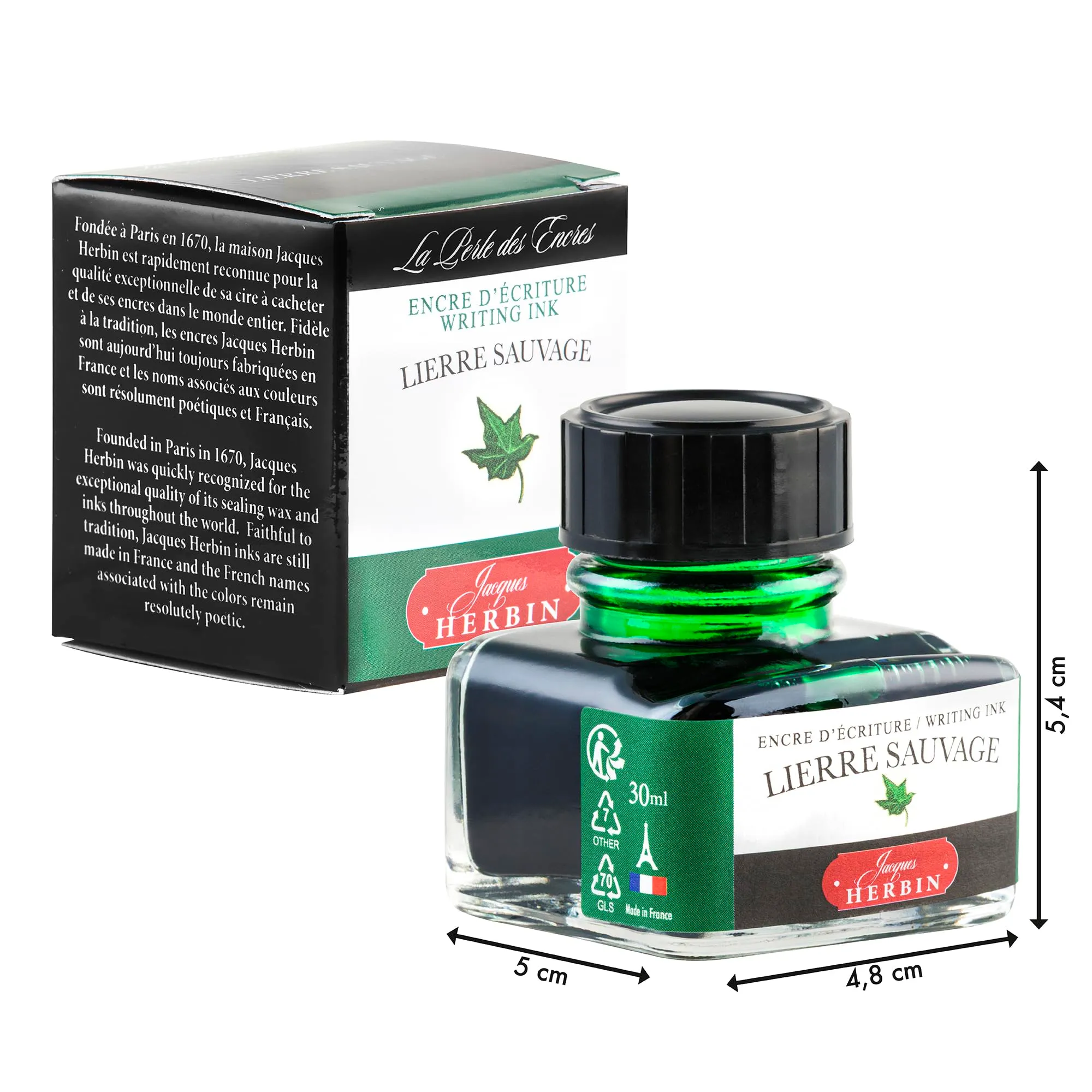 Jacques Herbin Edera Selvaggia Ink, 30 ml - immagine 2